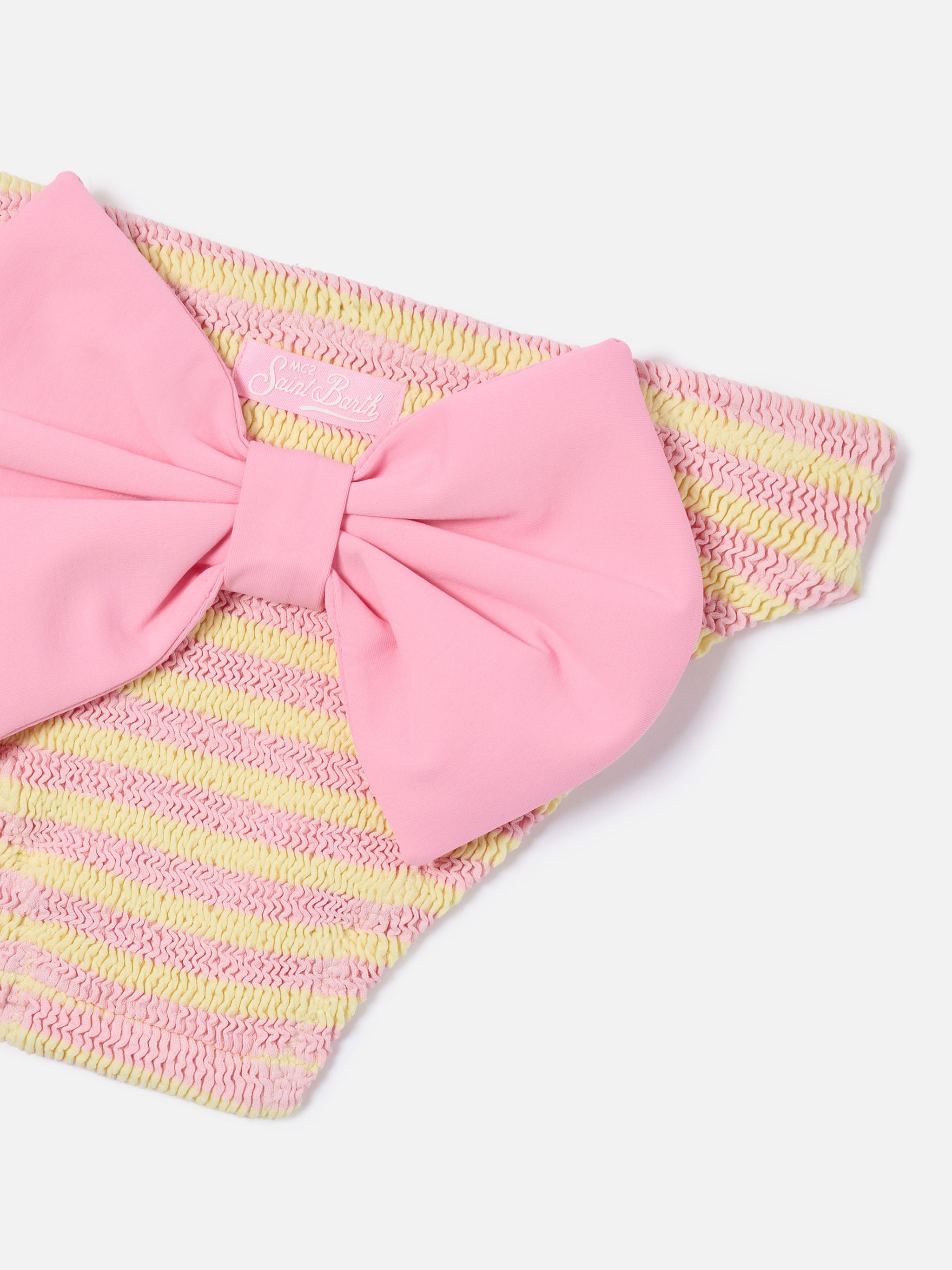 slip-da-bagno-bambina-mc2-saint-barth-madame-in-tessuto-crinkle-a-righe-rosa-e-g image 2