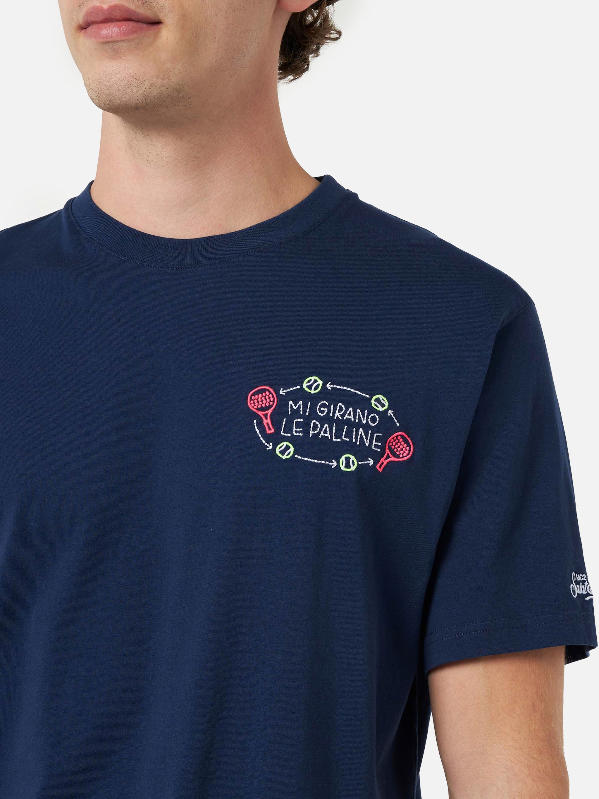 mc2-saint-barth-portofino-t-shirt-uomo-blu-navy-mi-girano-le-palline-special-edi image 4