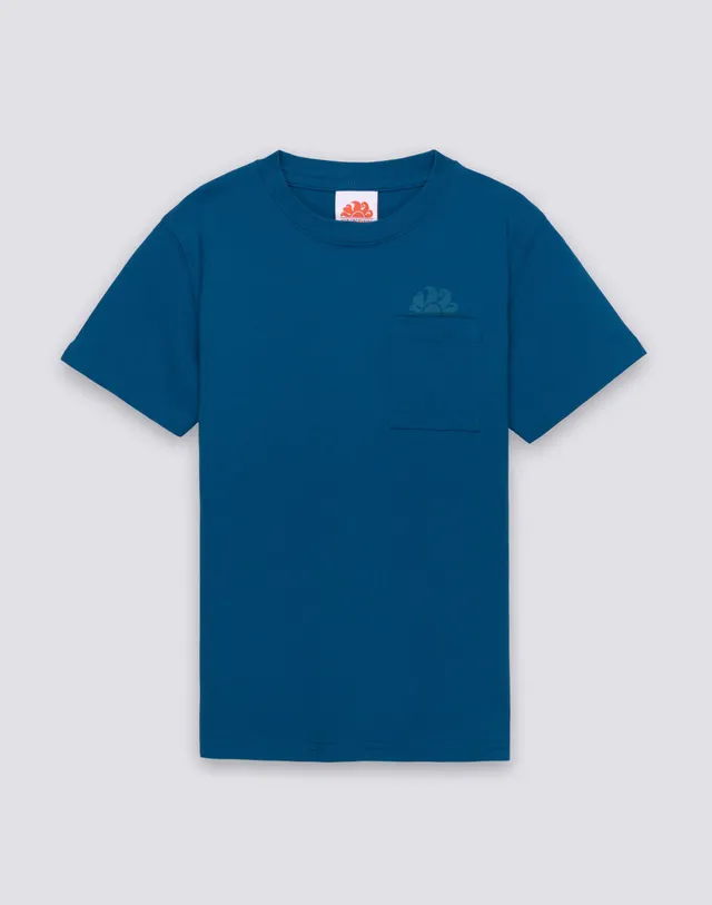 sundek-t-shirt-bambino-manica-corta-con-tasca-e-logo image 1