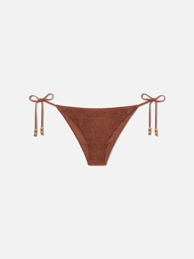 mc2-saint-barth-slip-mare-virgo-donna-marrone-spugna-con-charms image 1