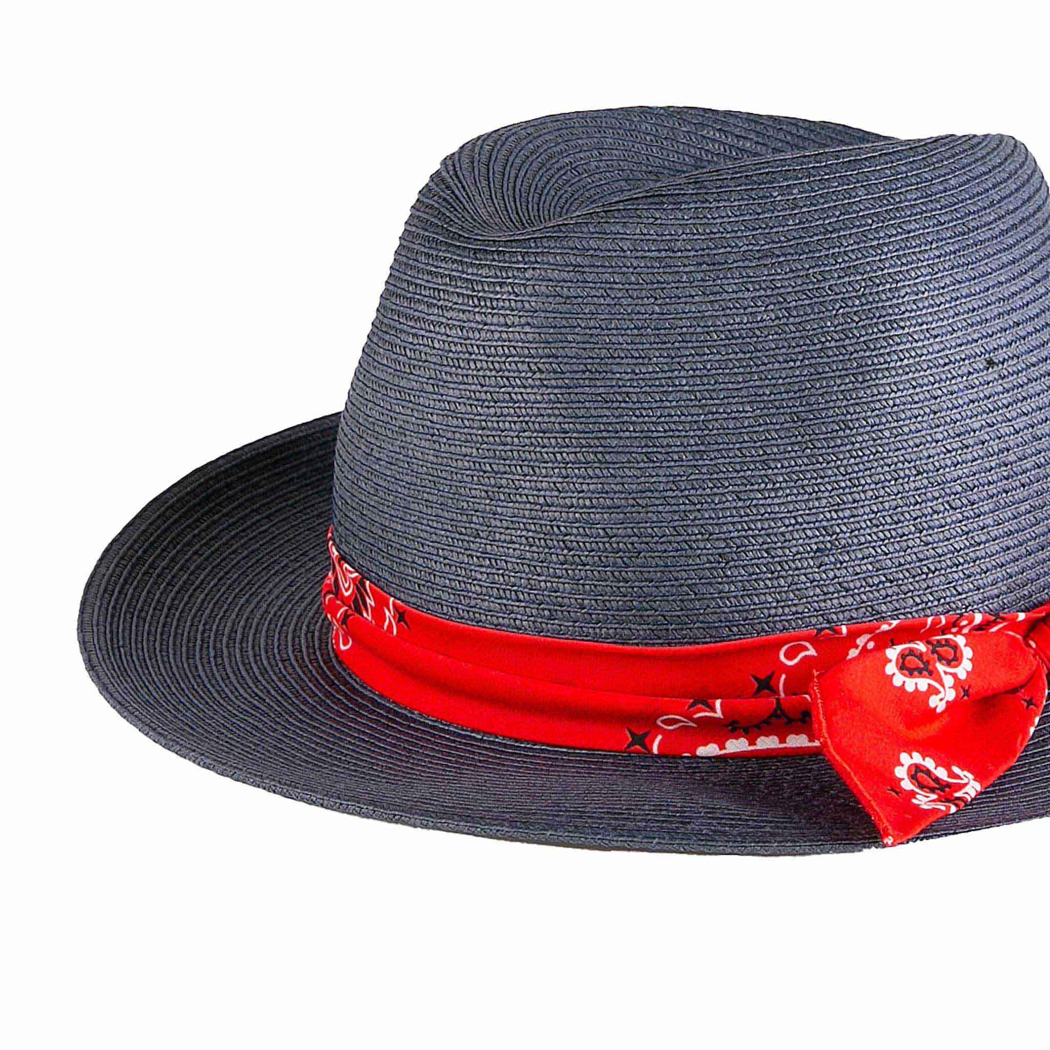 mc2-saint-barth-cappello-in-fibra-di-carta-blue-jeans-con-fascia-bandana-stile-c image 2