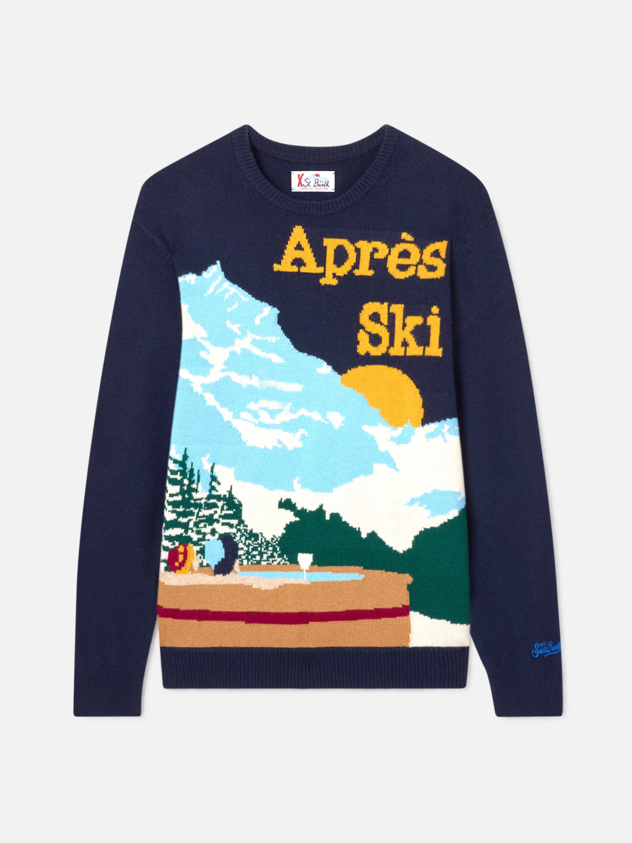 mc2-saint-barth-maglione-girocollo-uomo-cartolina-jacquard-blu-navy-apr-s-sky image 5