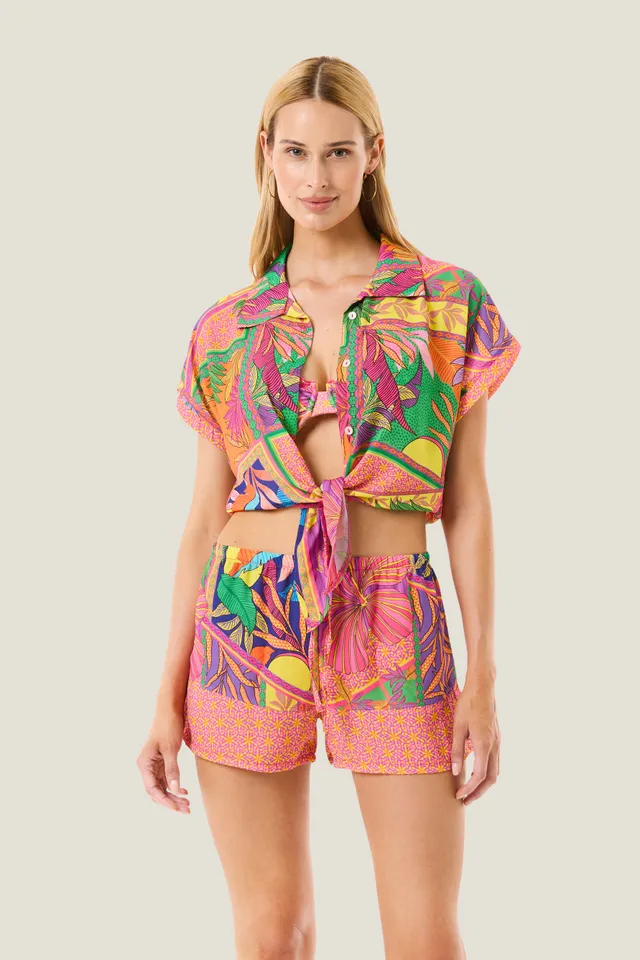 4giveness-camicia-crop-pop-foulard-donna-cover-up-mare image 1