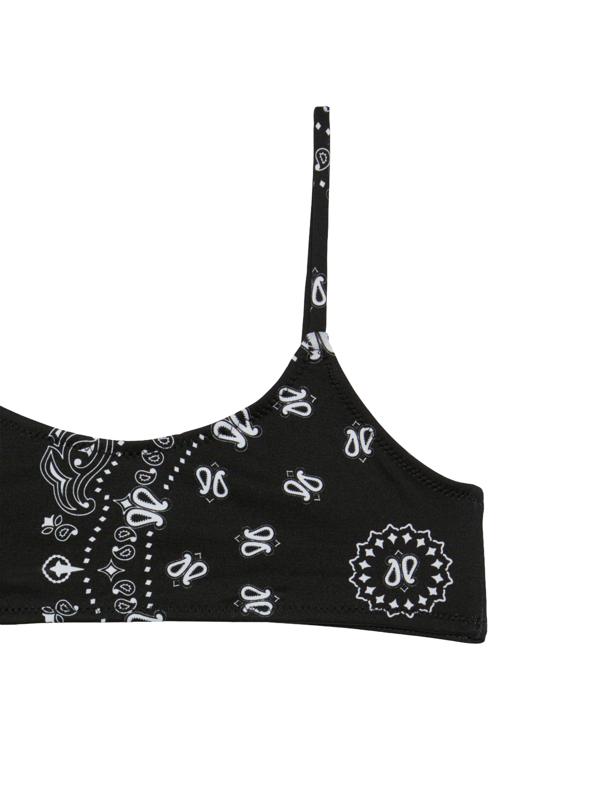 mc2-saint-barth-bikini-bimba-bralette-nero-stampa-bandana image 3