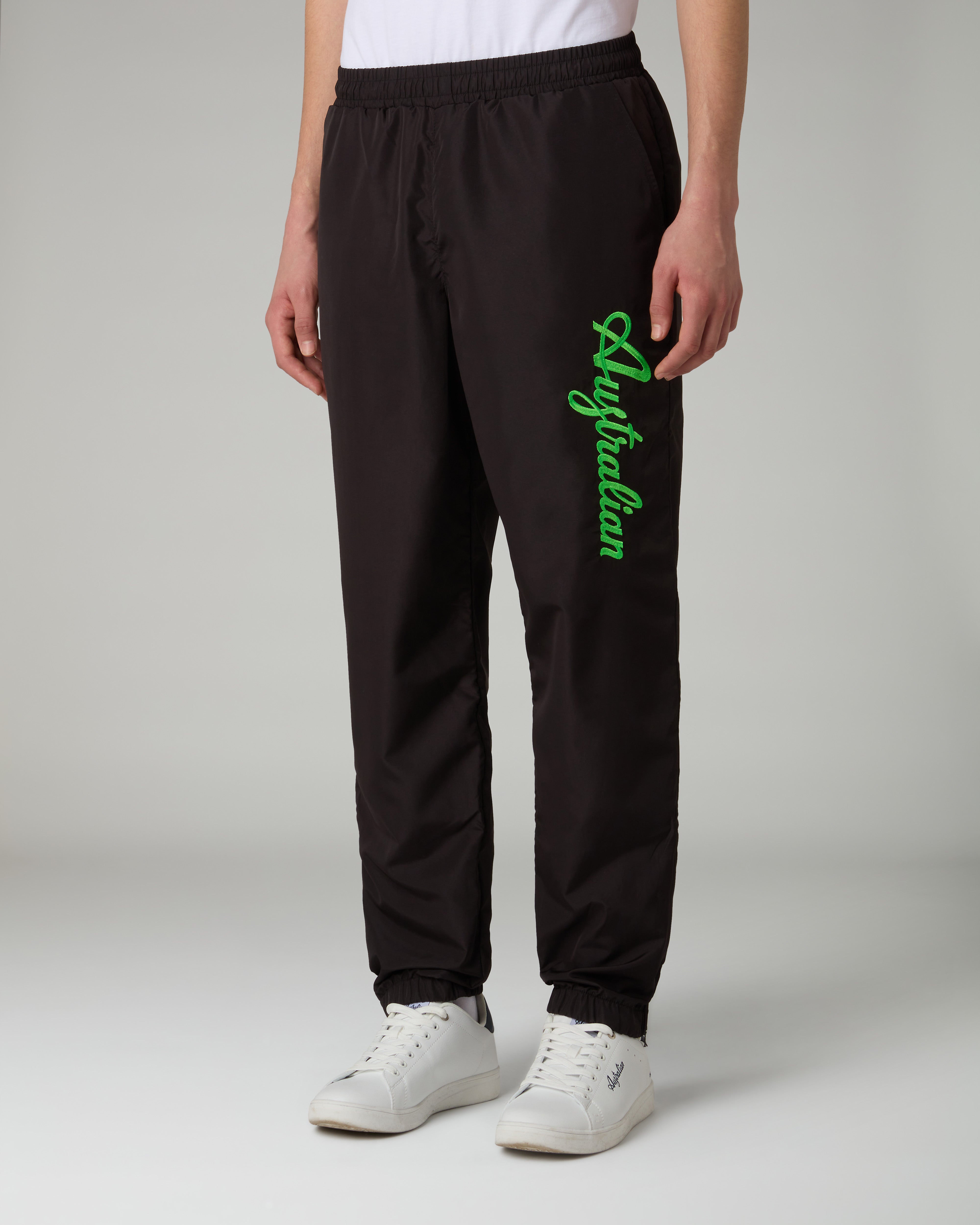 australian-logo-smash-track-pant-pantaloni-tuta-nero image 1