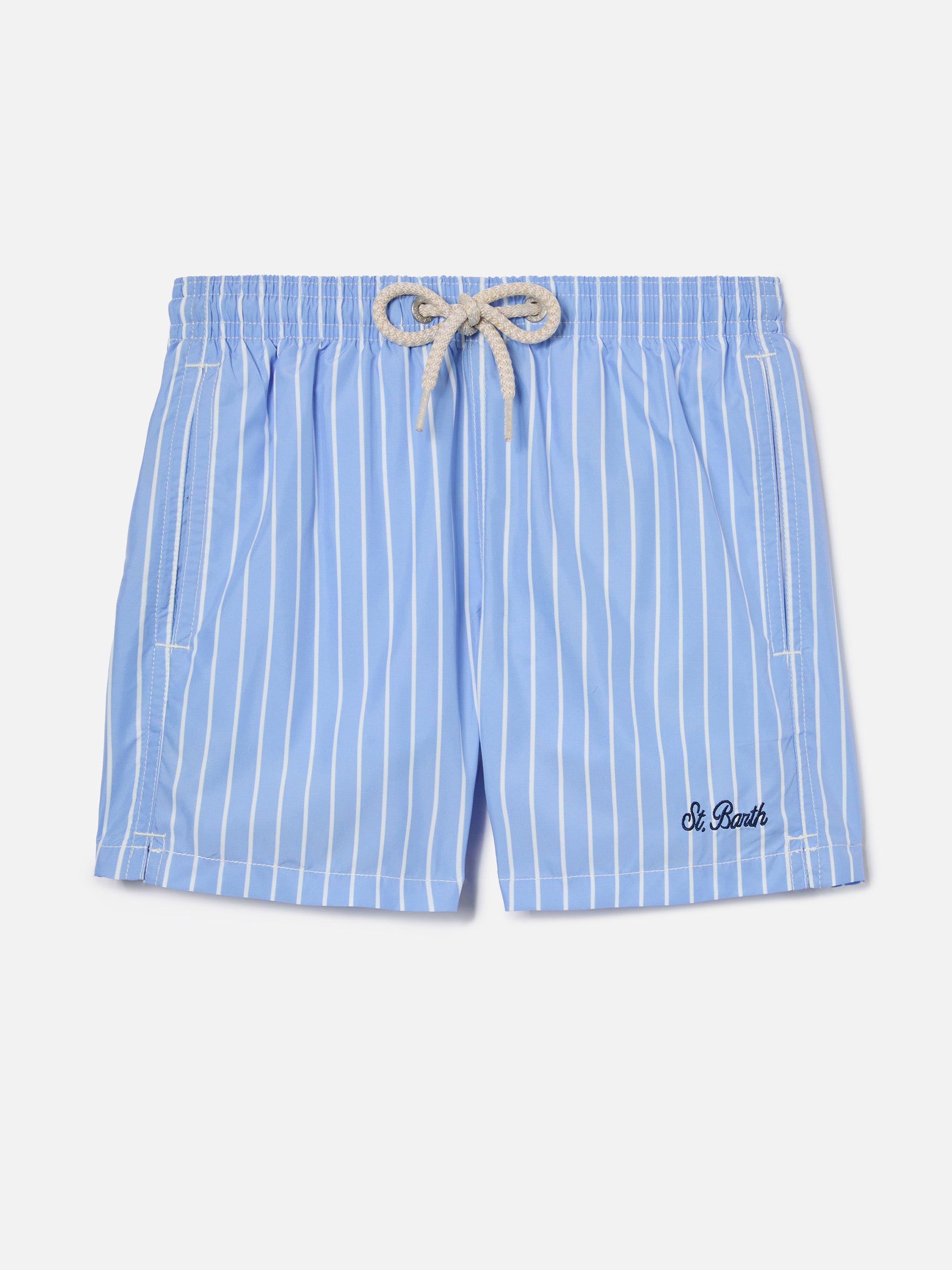 mc2-saint-barth-costume-jean-lighting-bambino-a-righe-azzurre-con-coulisse image 1