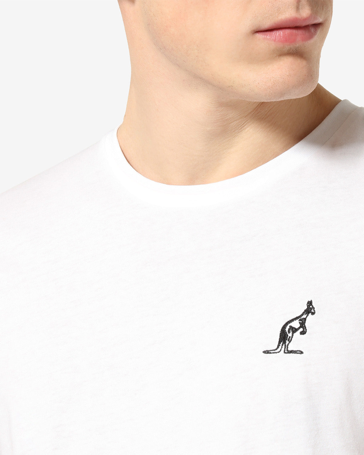 australian-basic-t-shirt-t-shirt-cotone-bianco-regular-fit image 4