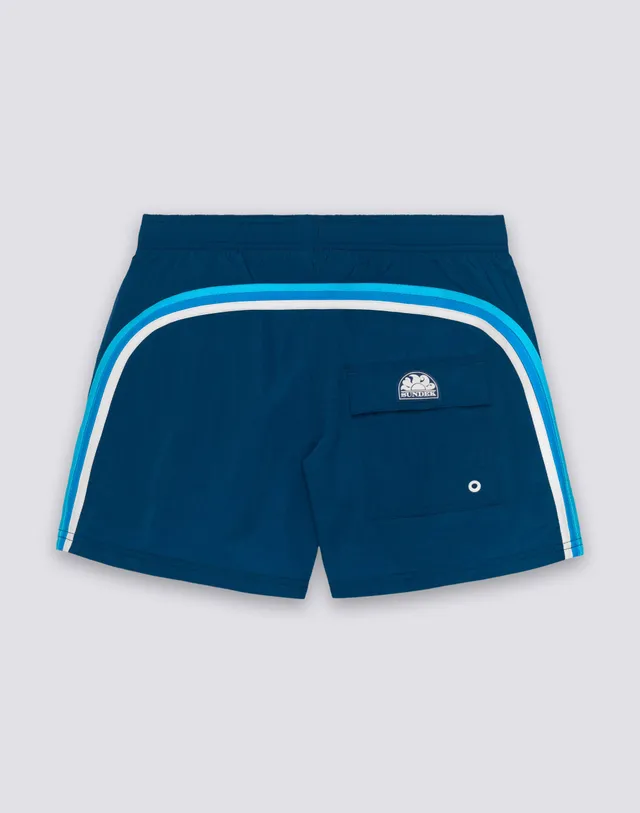 sundek-costume-mare-uomo-corto-crinkled-vita-elasticata image 1