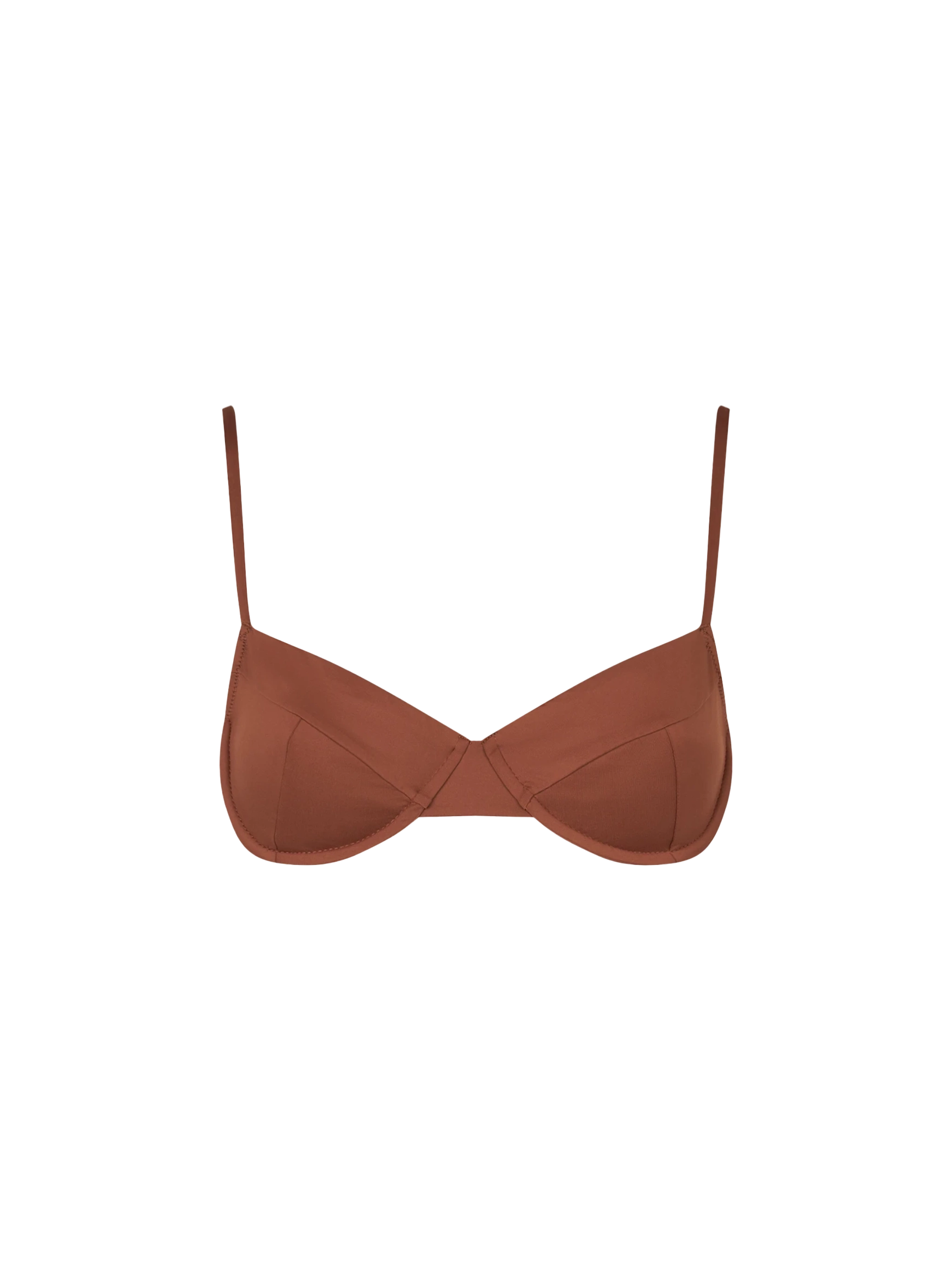 mc2-saint-barth-top-bikini-bea-bralette-con-ferretto-marrone image 1