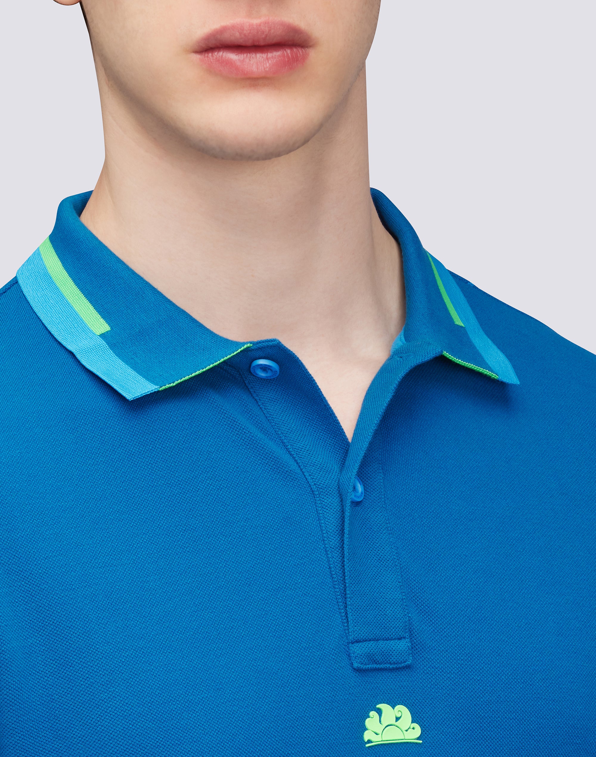 sundek-polo-uomo-in-cotone-piquet-combinato image 4