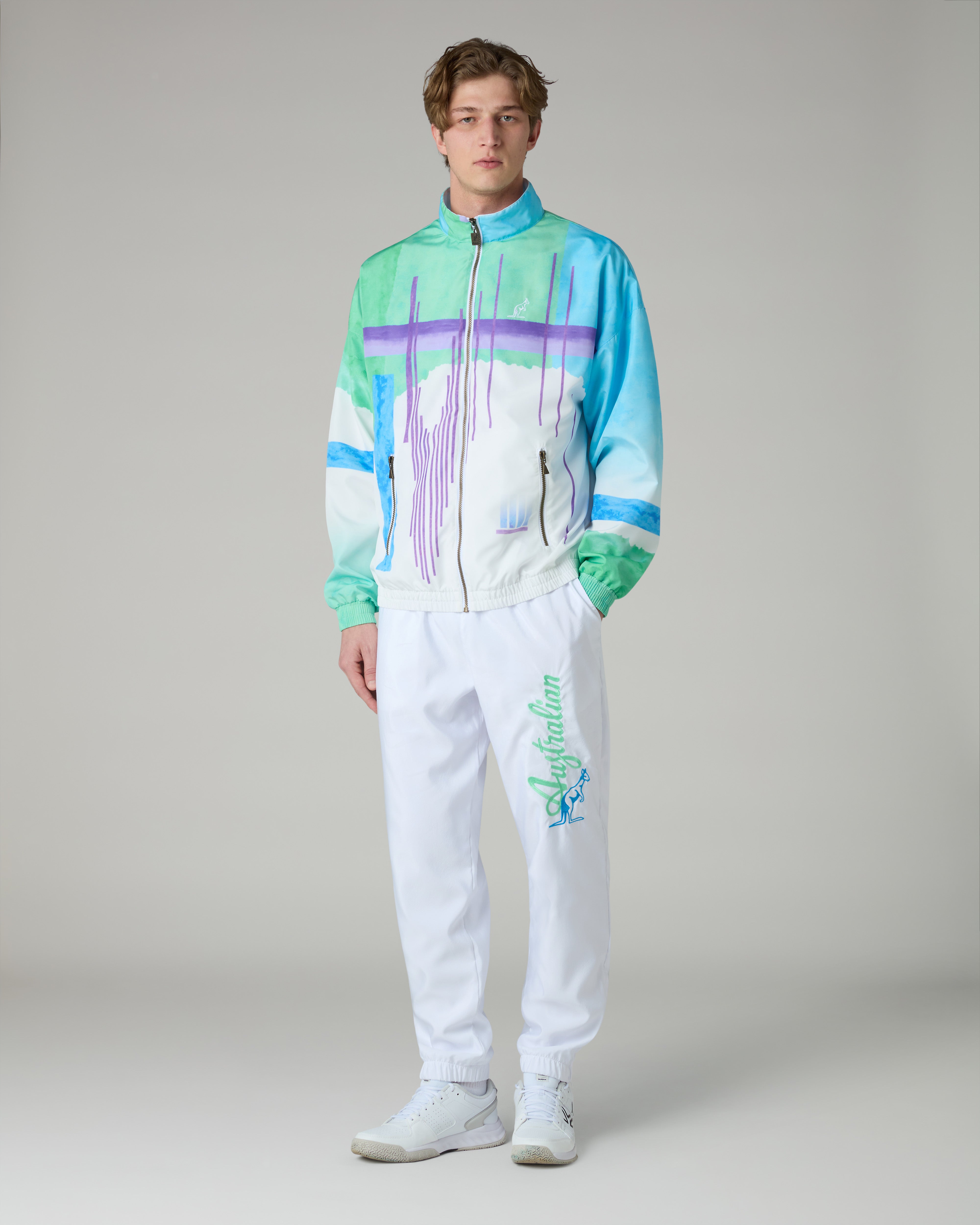 australian-goran-bumper-track-pant-arupa0015-pantalone-tuta-bianco-con-zip image 2