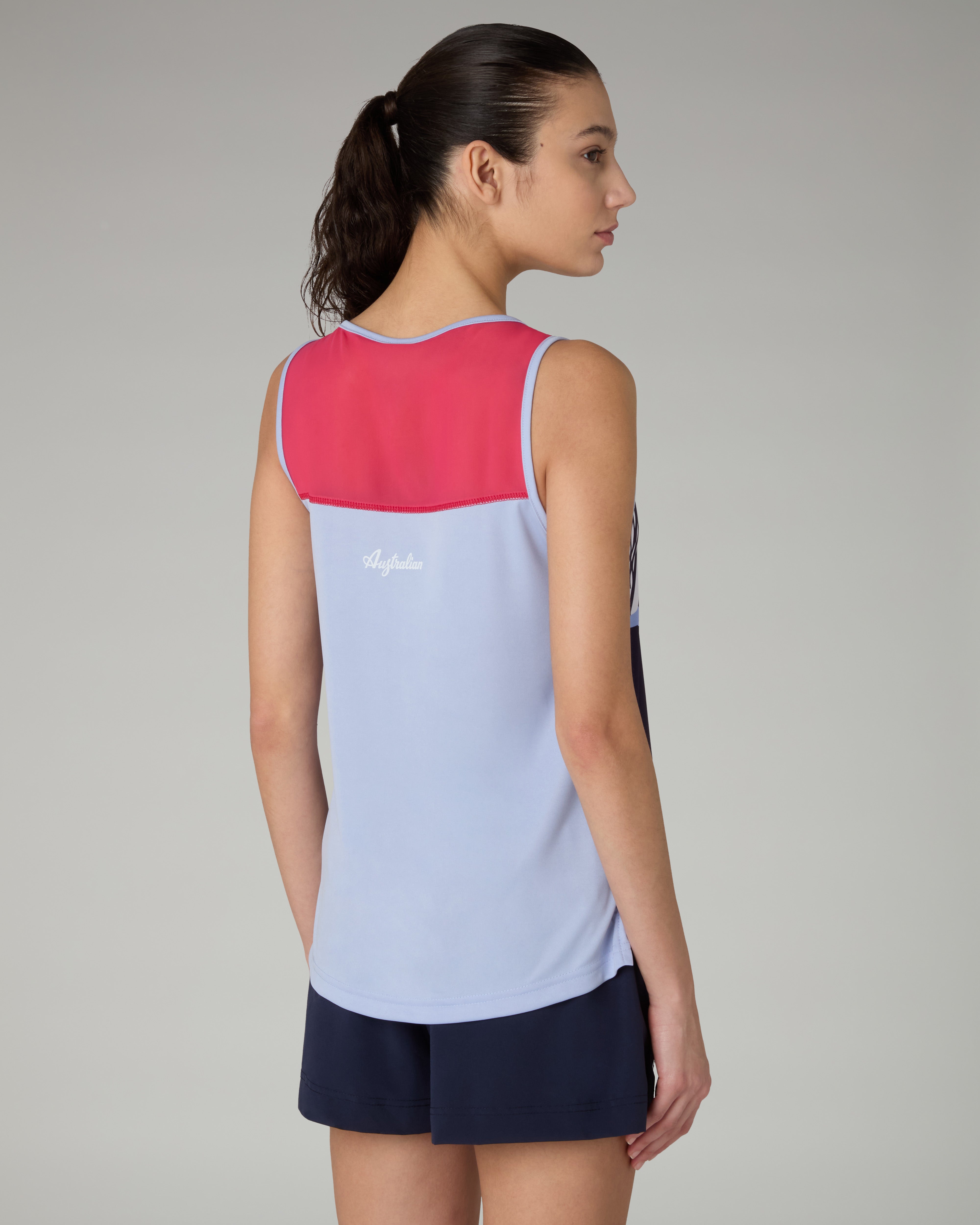 australian-absinth-tank-top-nuvola-in-tessuto-ace-elasticizzato image 3