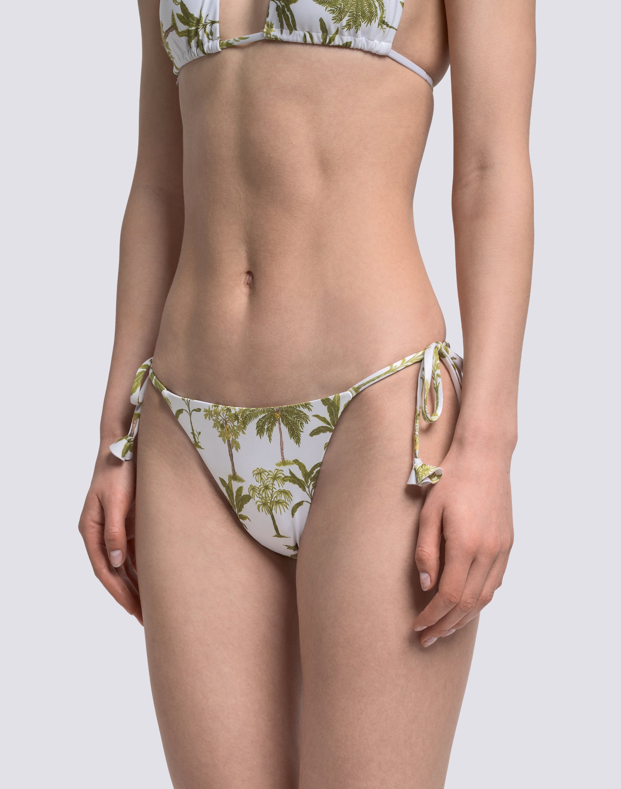sundek-slip-bikini-donna-lacci-regolabili-fantasia-botanic image 3