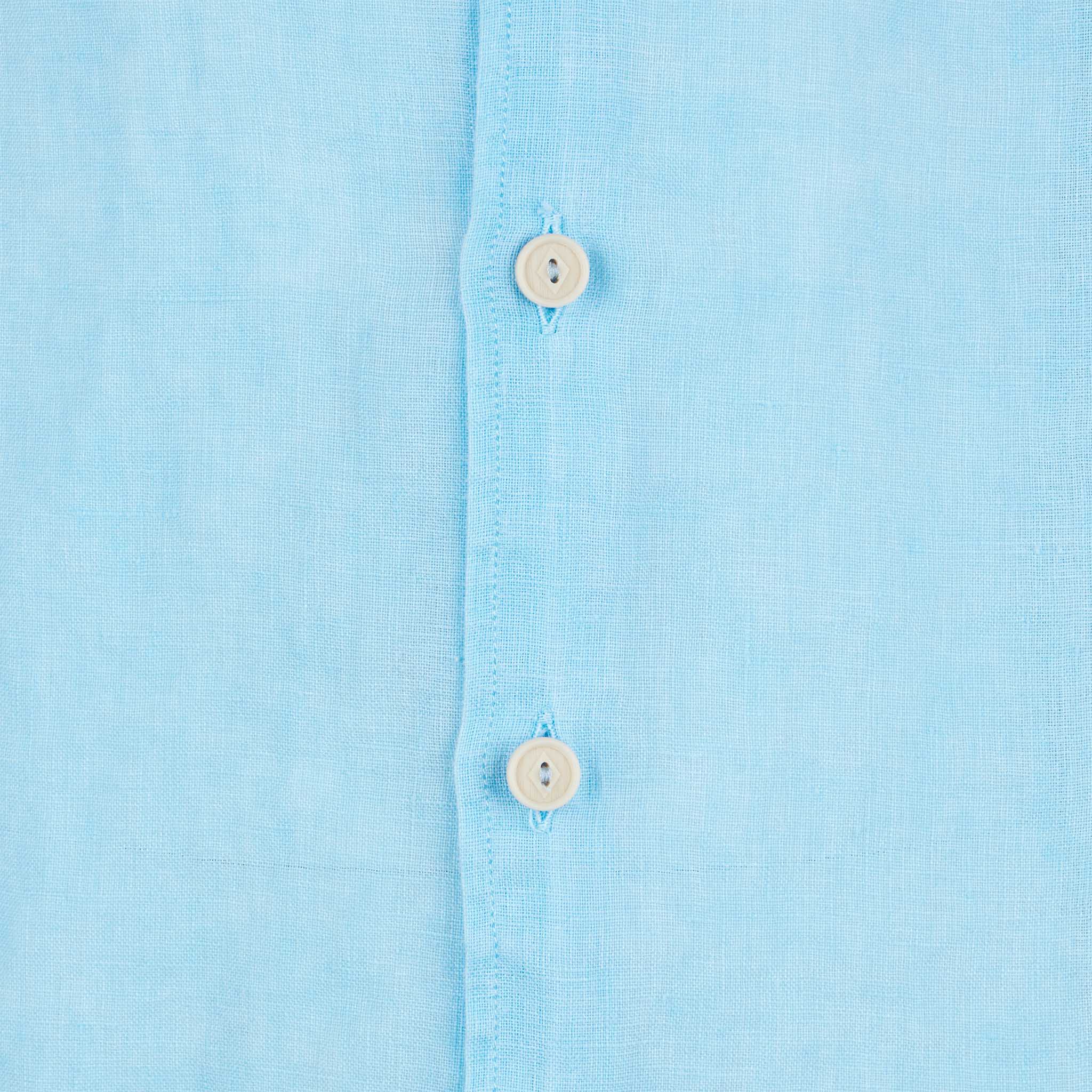 mc2-saint-barth-camicia-bambino-in-lino-azzurro-acqua-maniche-lunghe image 2