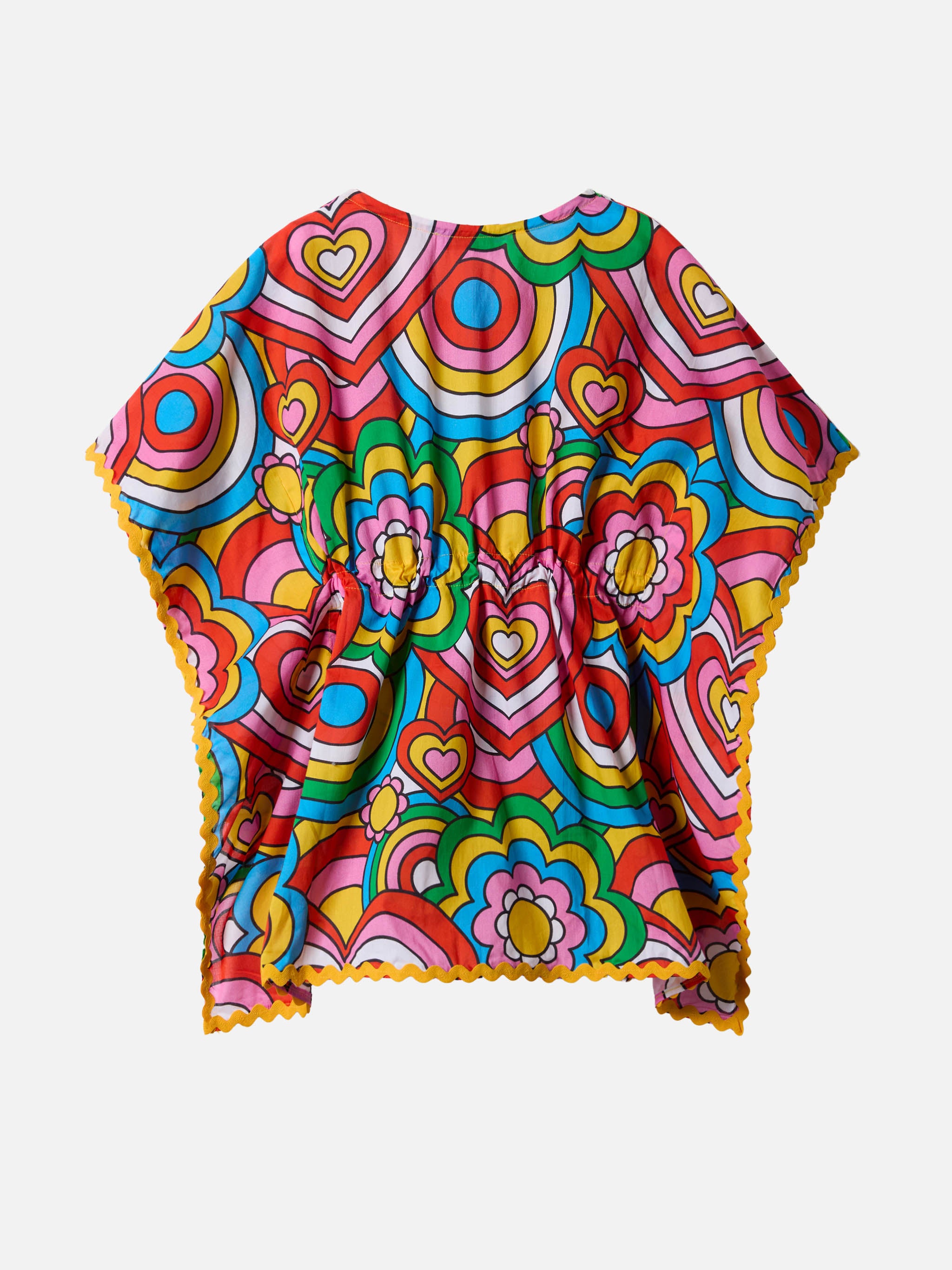 mc2-saint-barth-poncho-bambina-kate-multicolore-in-cotone image 4