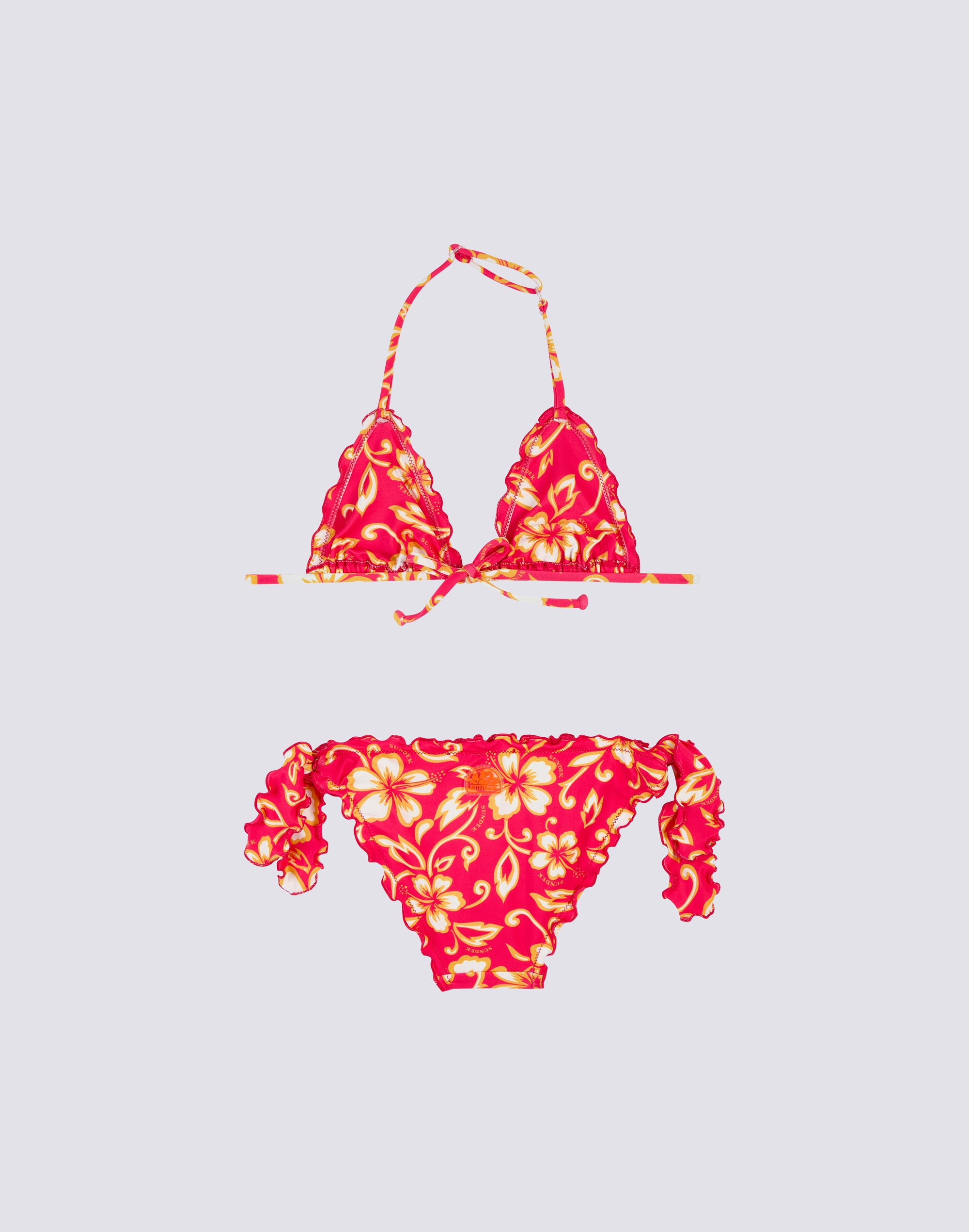 sundek-bikini-bambina-con-stampa-hibiscus-sk23 image 3