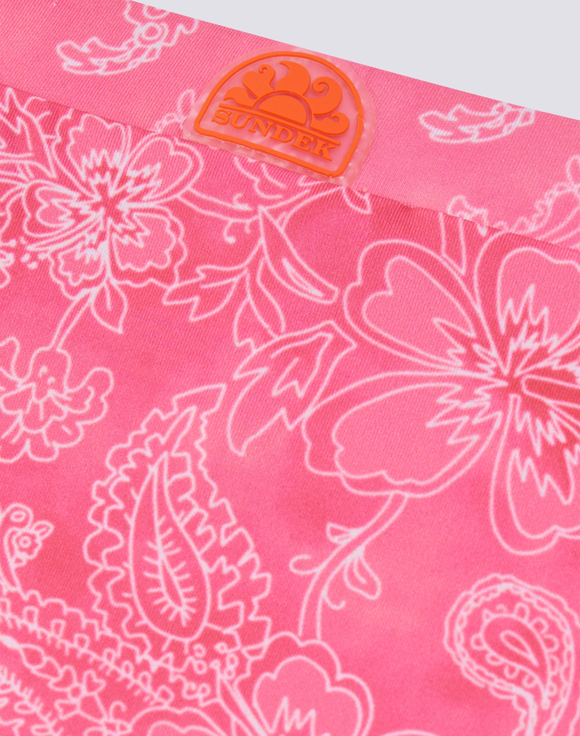 sundek-g622pal36yi-mini-gonna-pareo-bambina-stampa-hibi-paisley image 4