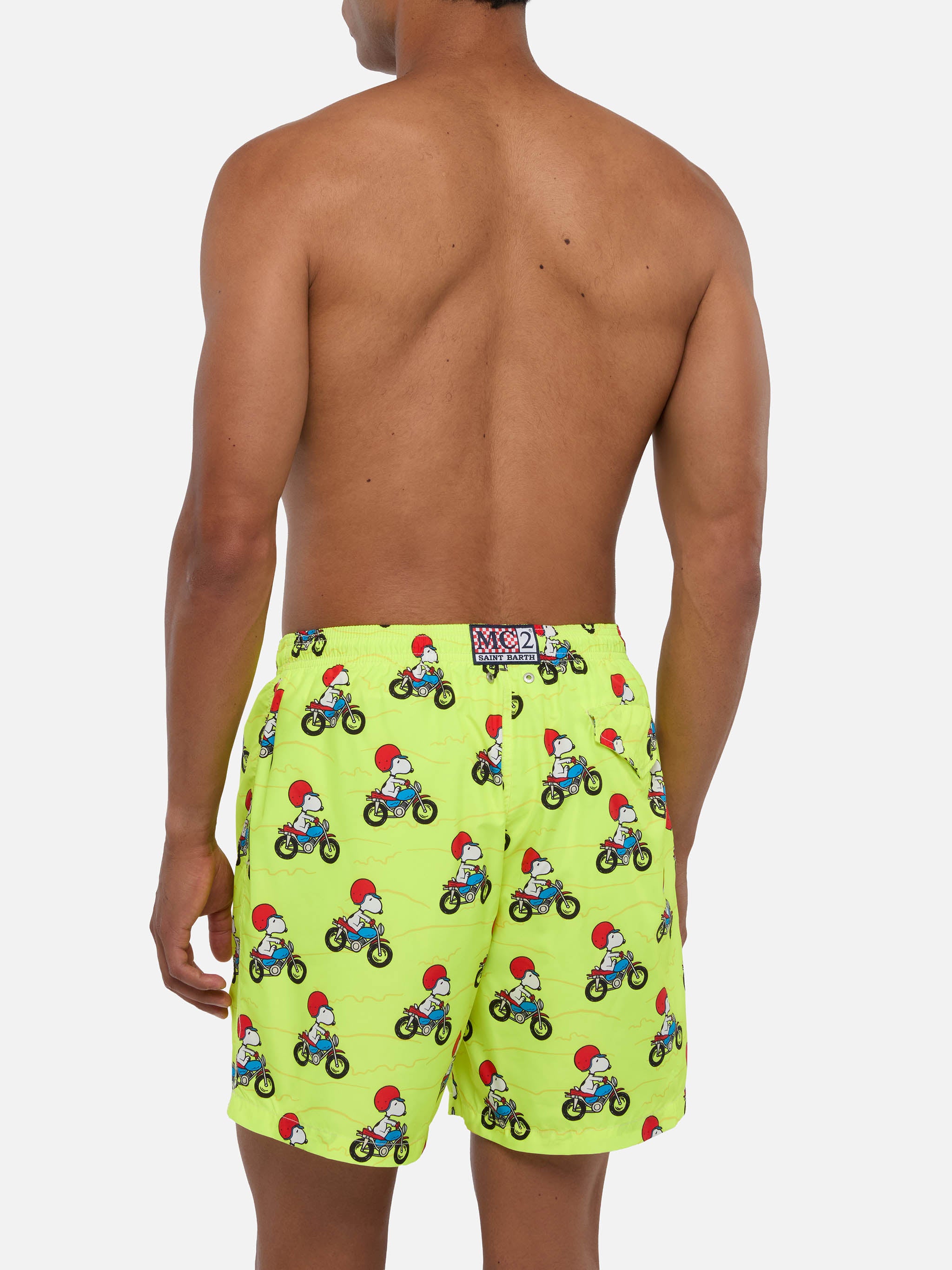 mc2-saint-barth-lighting-costume-mare-uomo-snoopy-rider-giallo-special-edition-p image 5