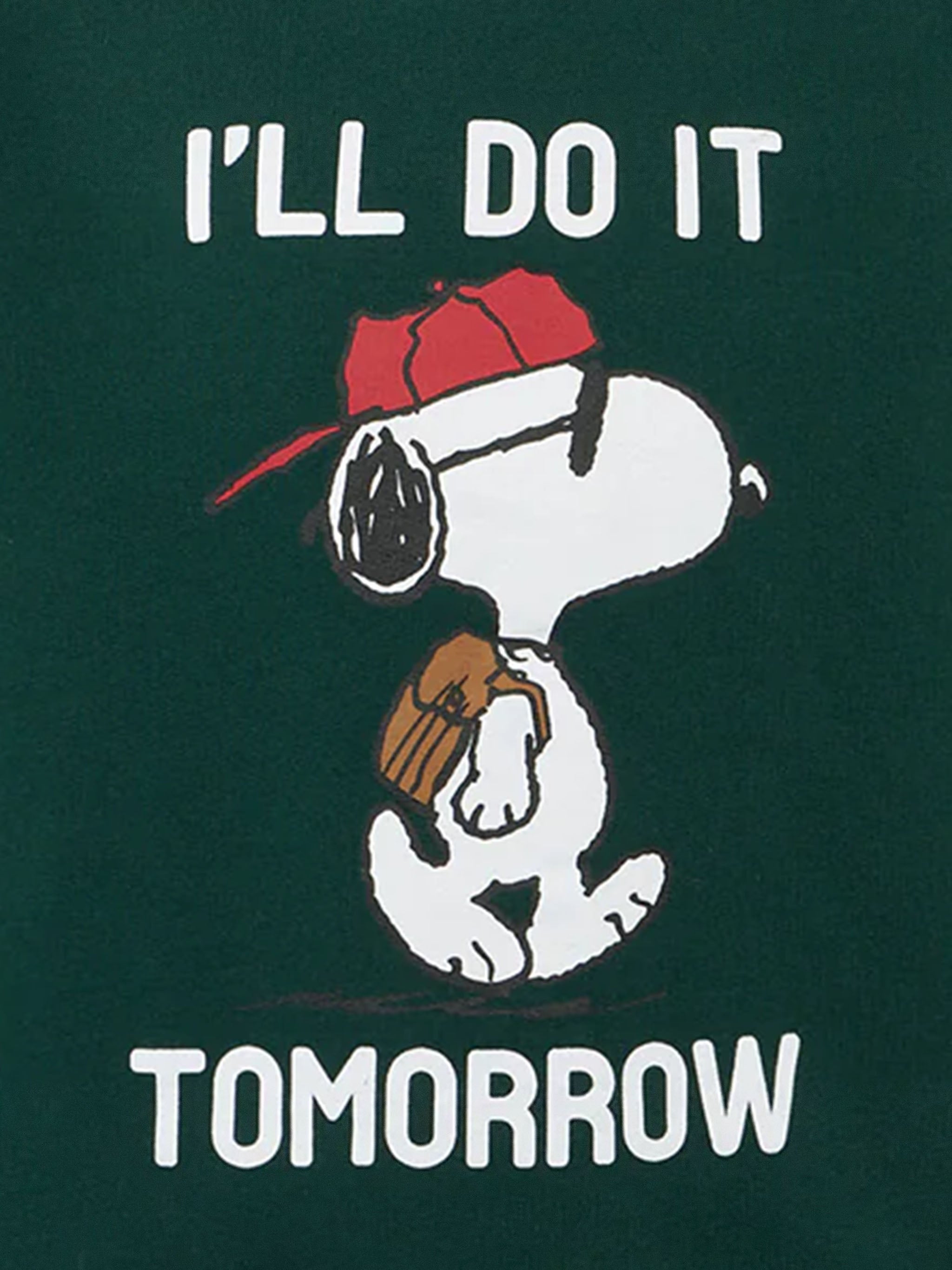 mc2-saint-barth-felpa-bambino-girocollo-verde-stampa-snoopy-peanuts-edizione-spe image 2