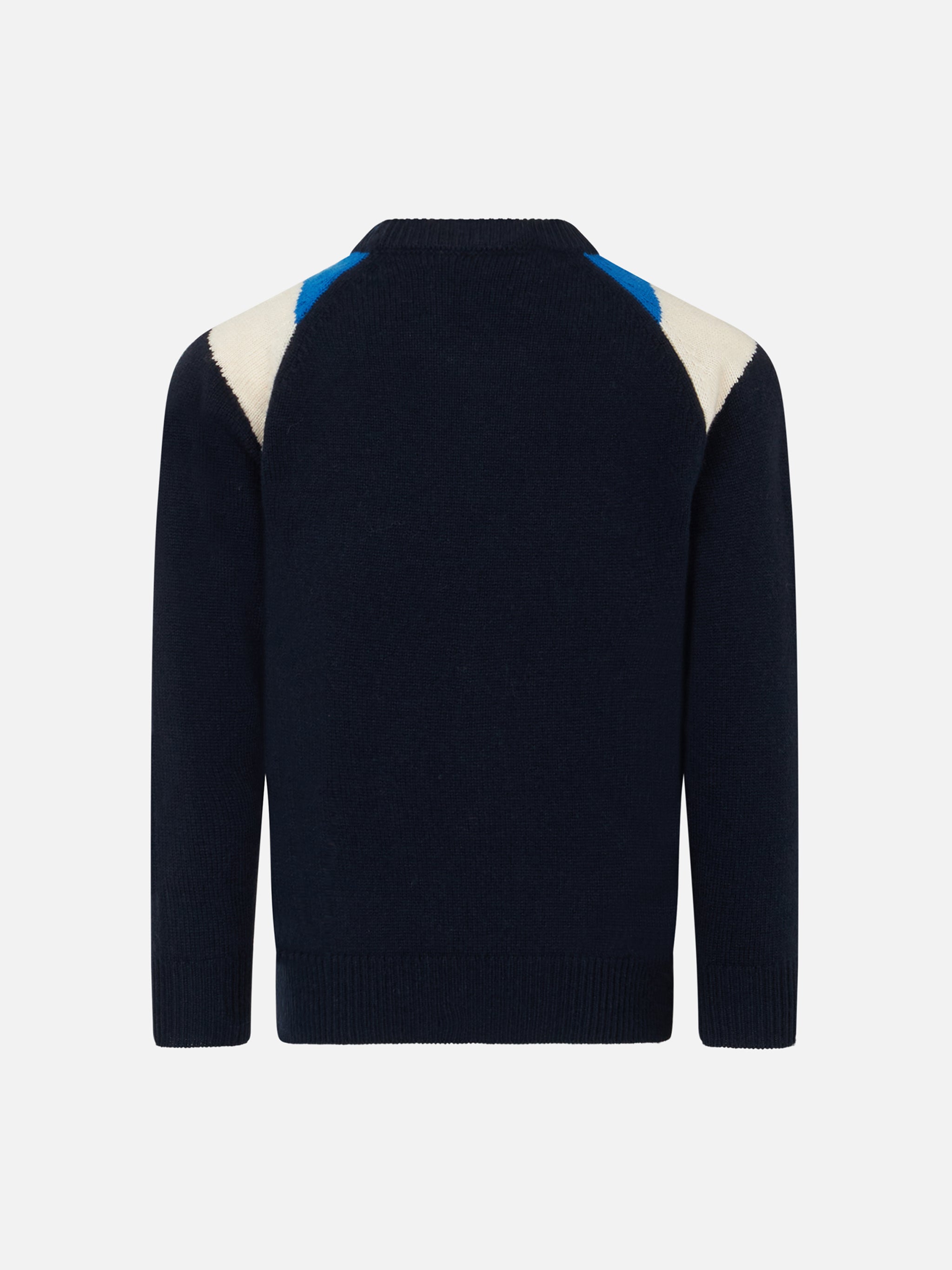 mc2-saint-barth-maglione-girocollo-bambino-saint-barth-blu-cashmere-e-lana image 3