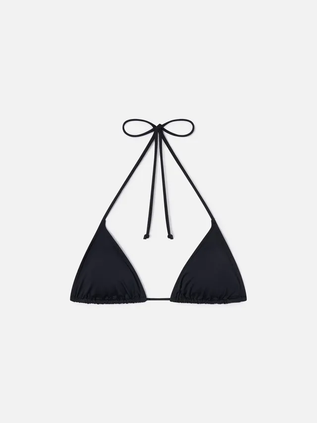 mc2-saint-barth-leah-top-bikini-triangolo-nero-con-laccetti image 1