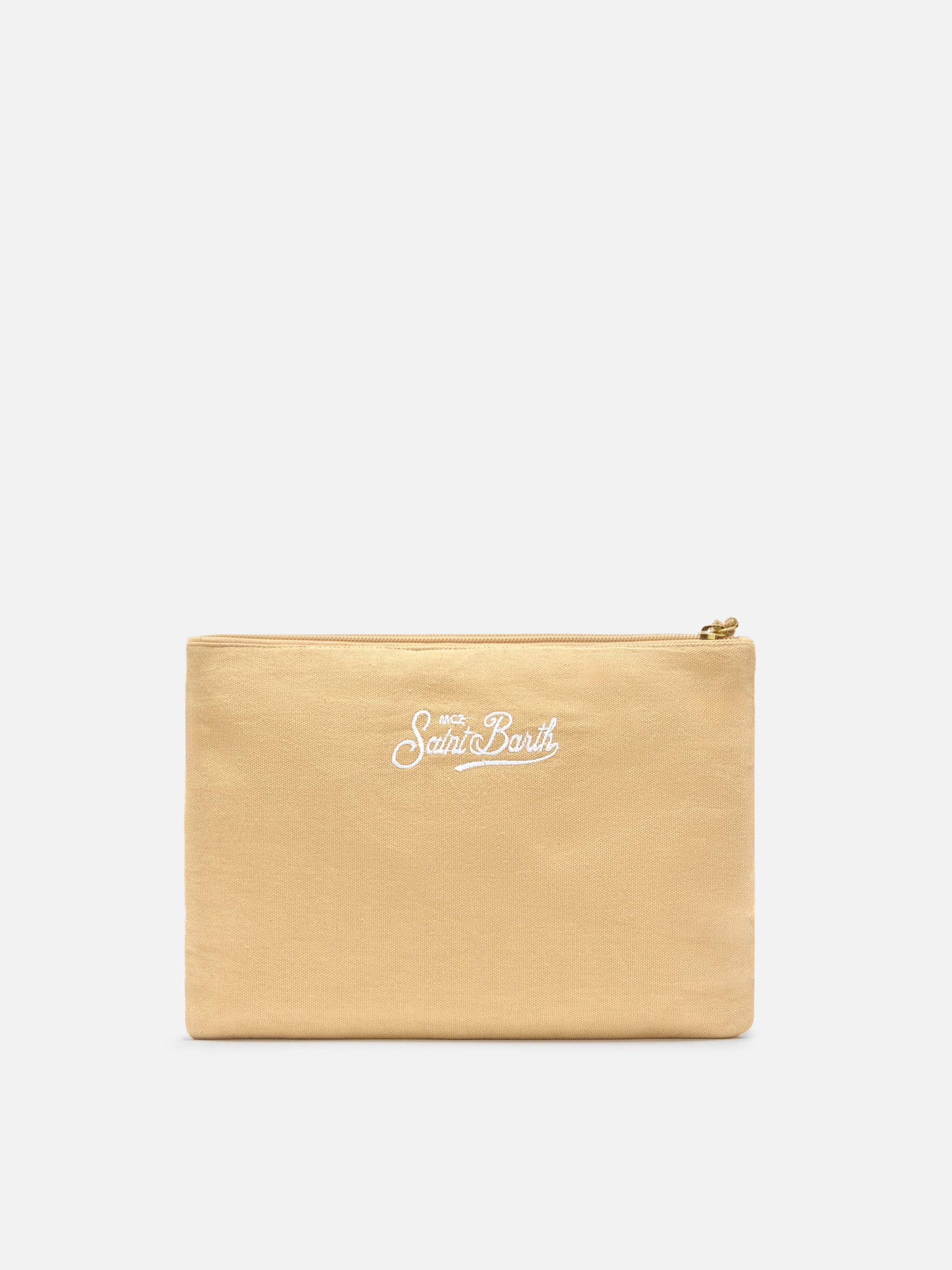 mc2-saint-barth-pochette-jute-pouch-juta-naturale-e-turchese-palme-ricamate image 4