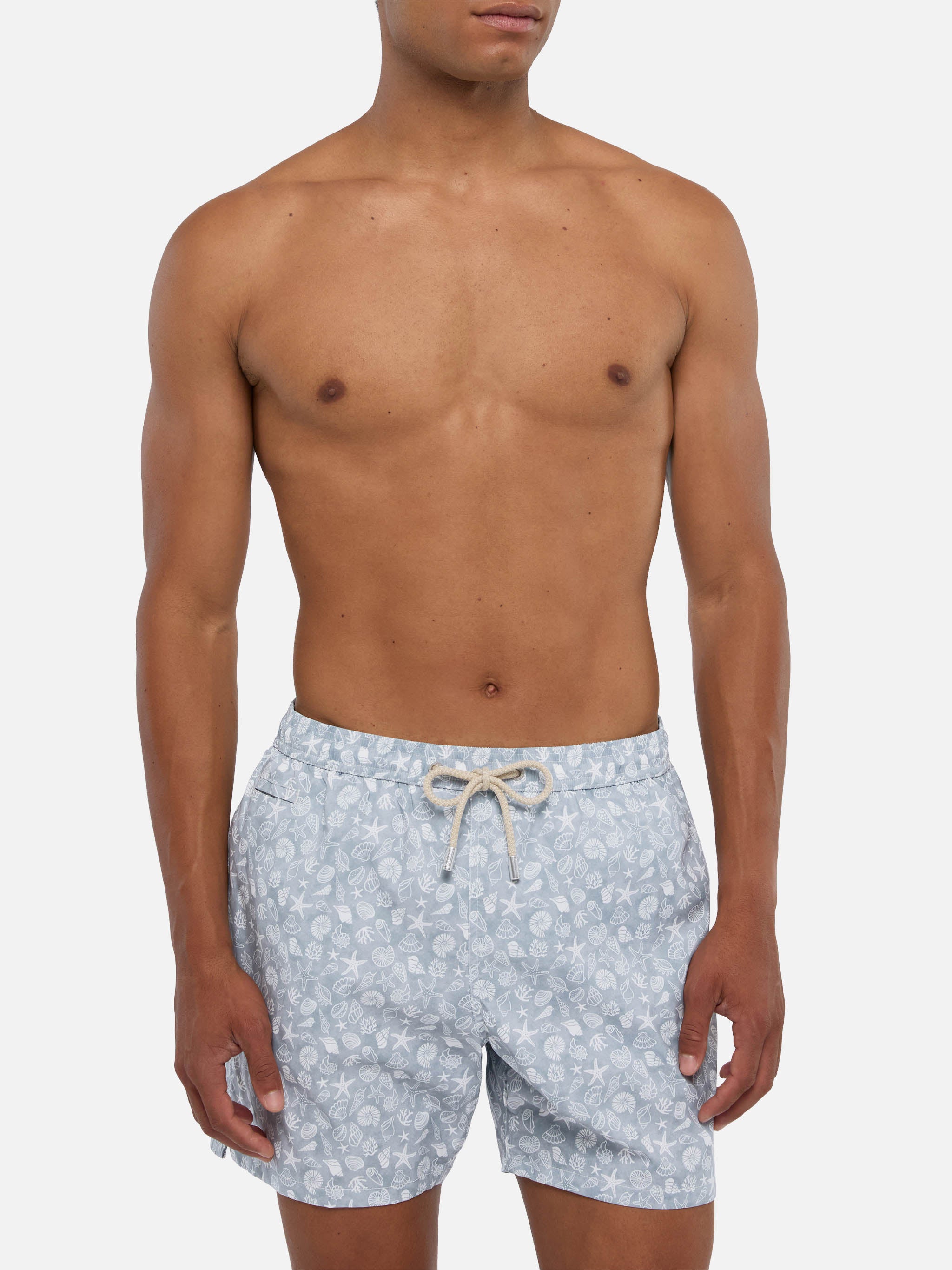 mc2-saint-barth-comfort-light-costume-mare-uomo-stampa-conchiglie-grigio image 3