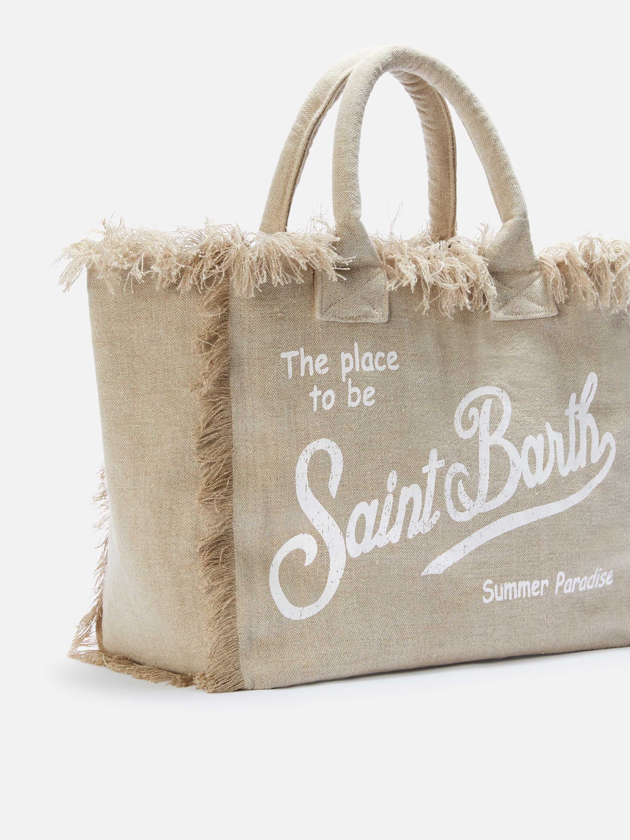 mc2-saint-barth-borsa-vanity-regular-in-lino-beige-tinta-unita-con-frange image 3