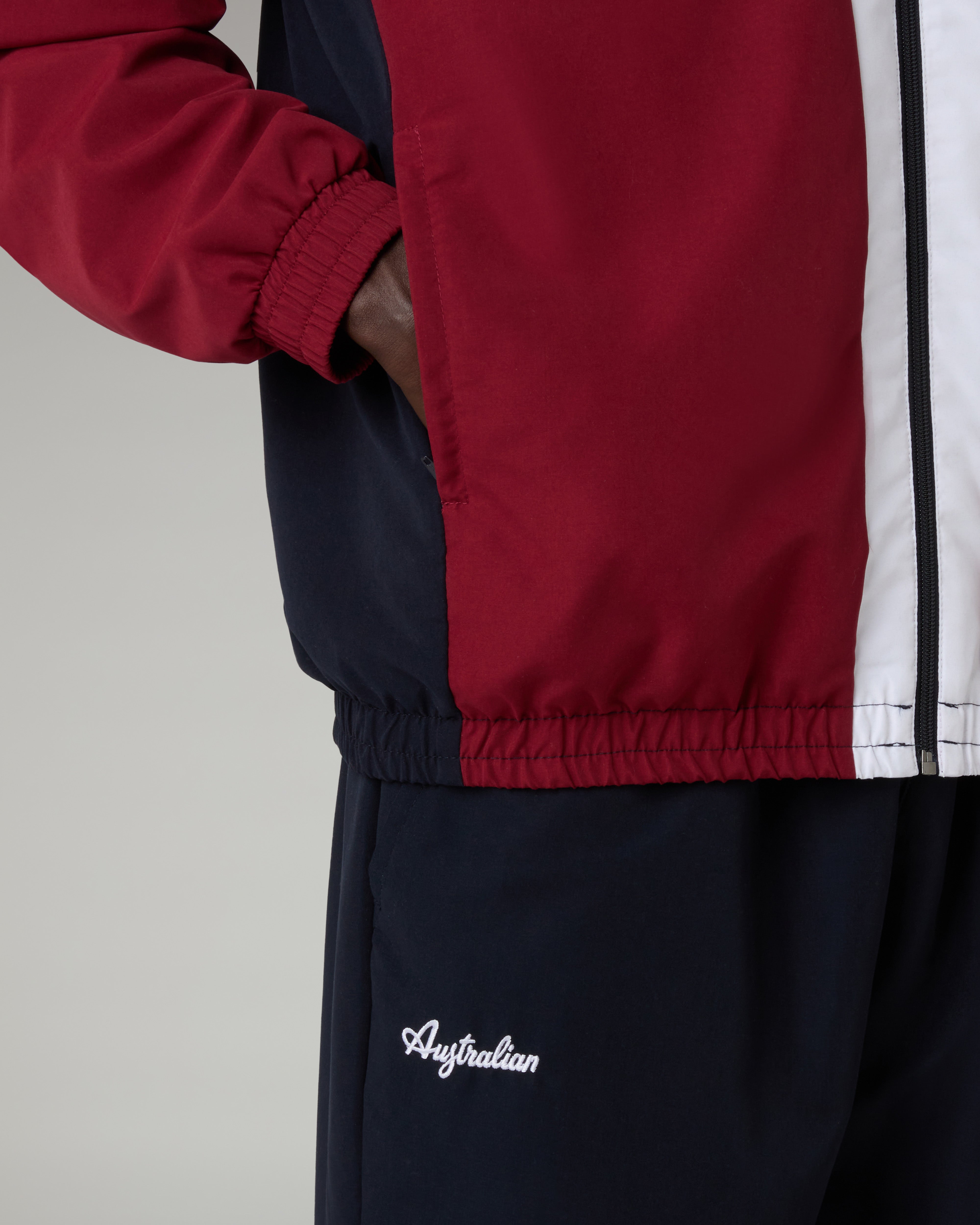 australian-posh-tracksuit-rubino-tuta-microtouch-giacca-full-zip-pantalone image 5