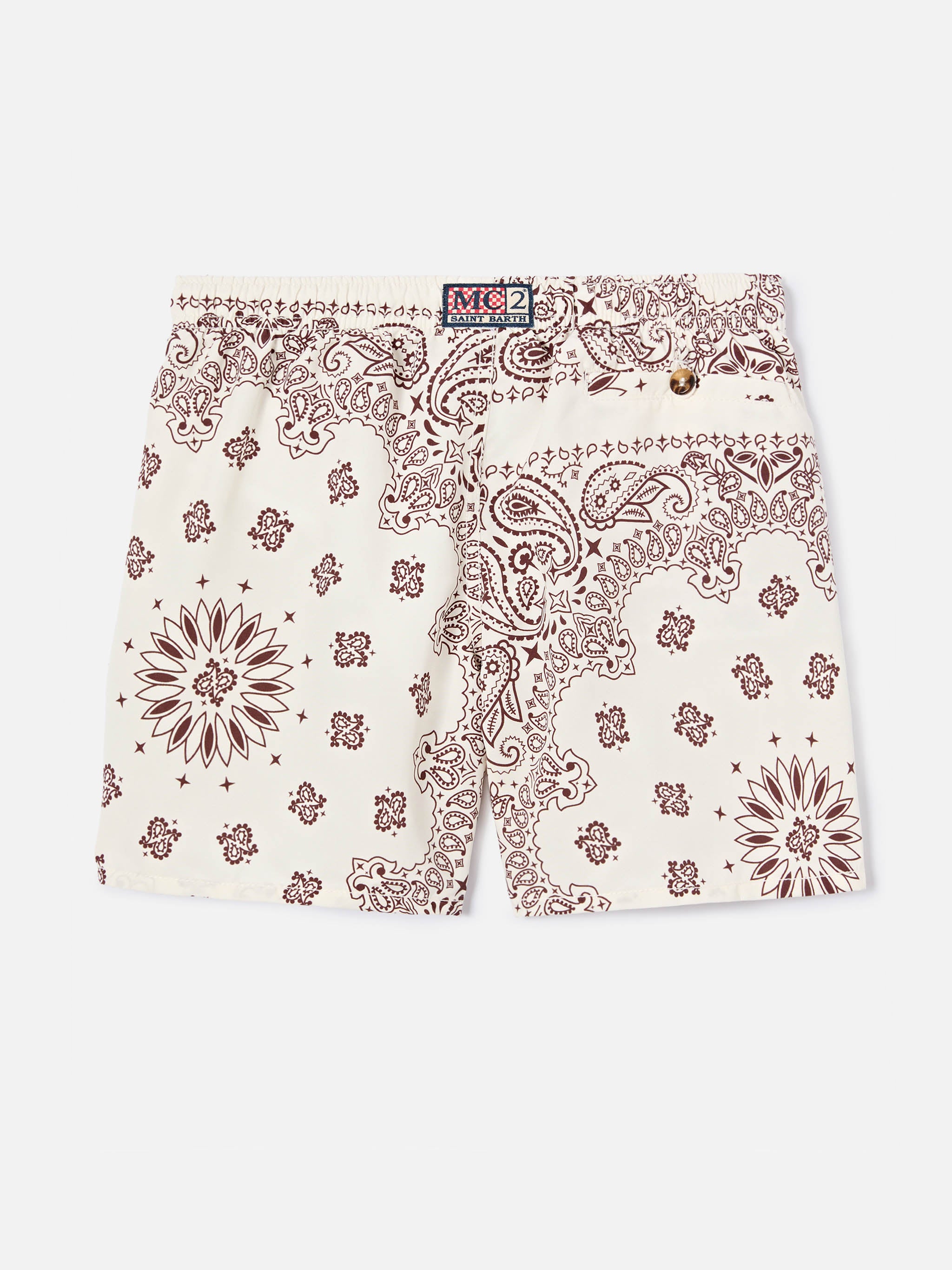 mc2-saint-barth-caprese-jr-costume-bambino-bianco-panna-stampa-bandana image 2