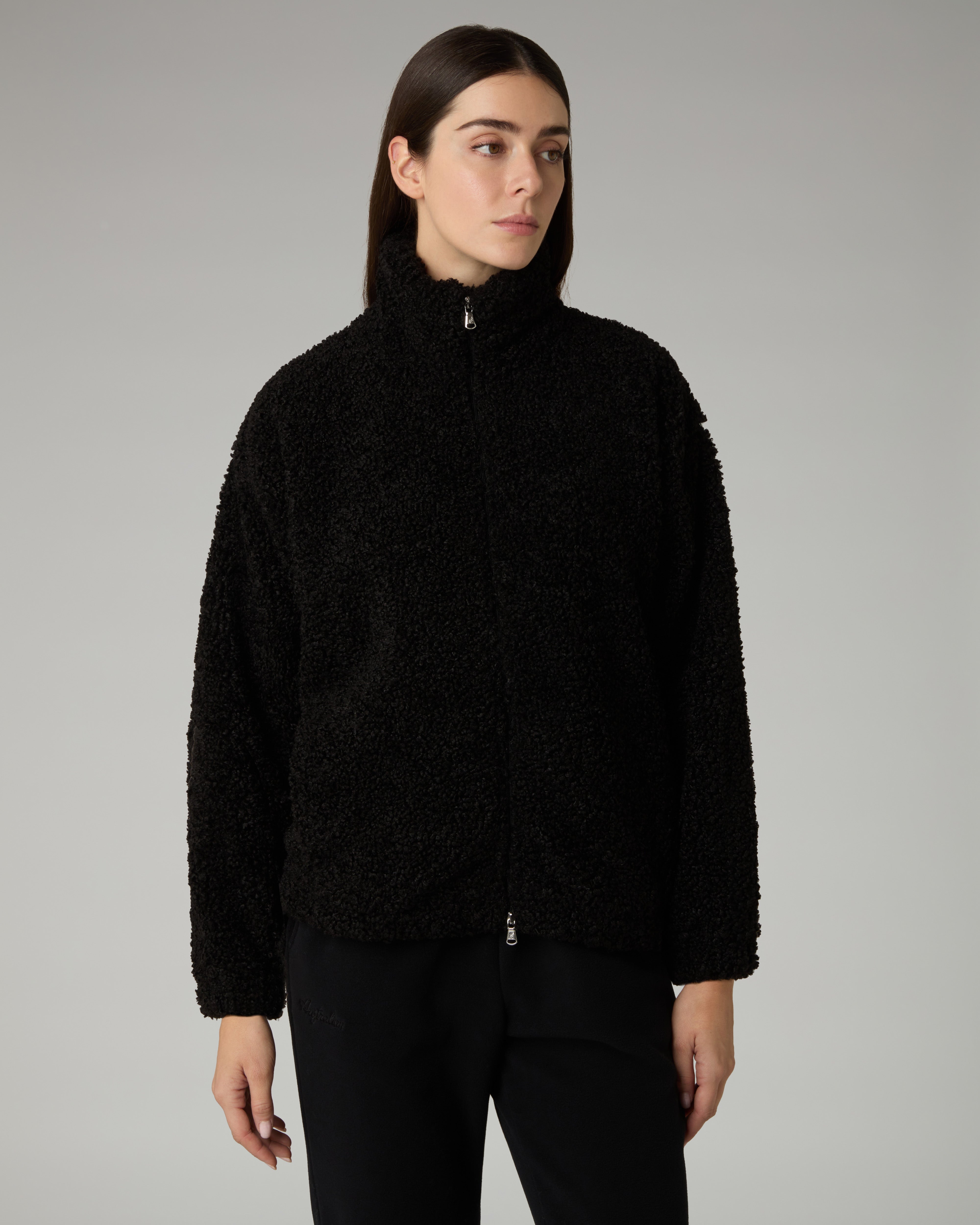 australian-teddy-tracksuit-tuta-uomo-nera-teddy-microfeel-made-in-italy image 3