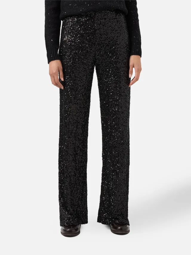 mc2-saint-barth-pantaloni-lucette-paillettes-neri-donna-gamba-dritta image 1