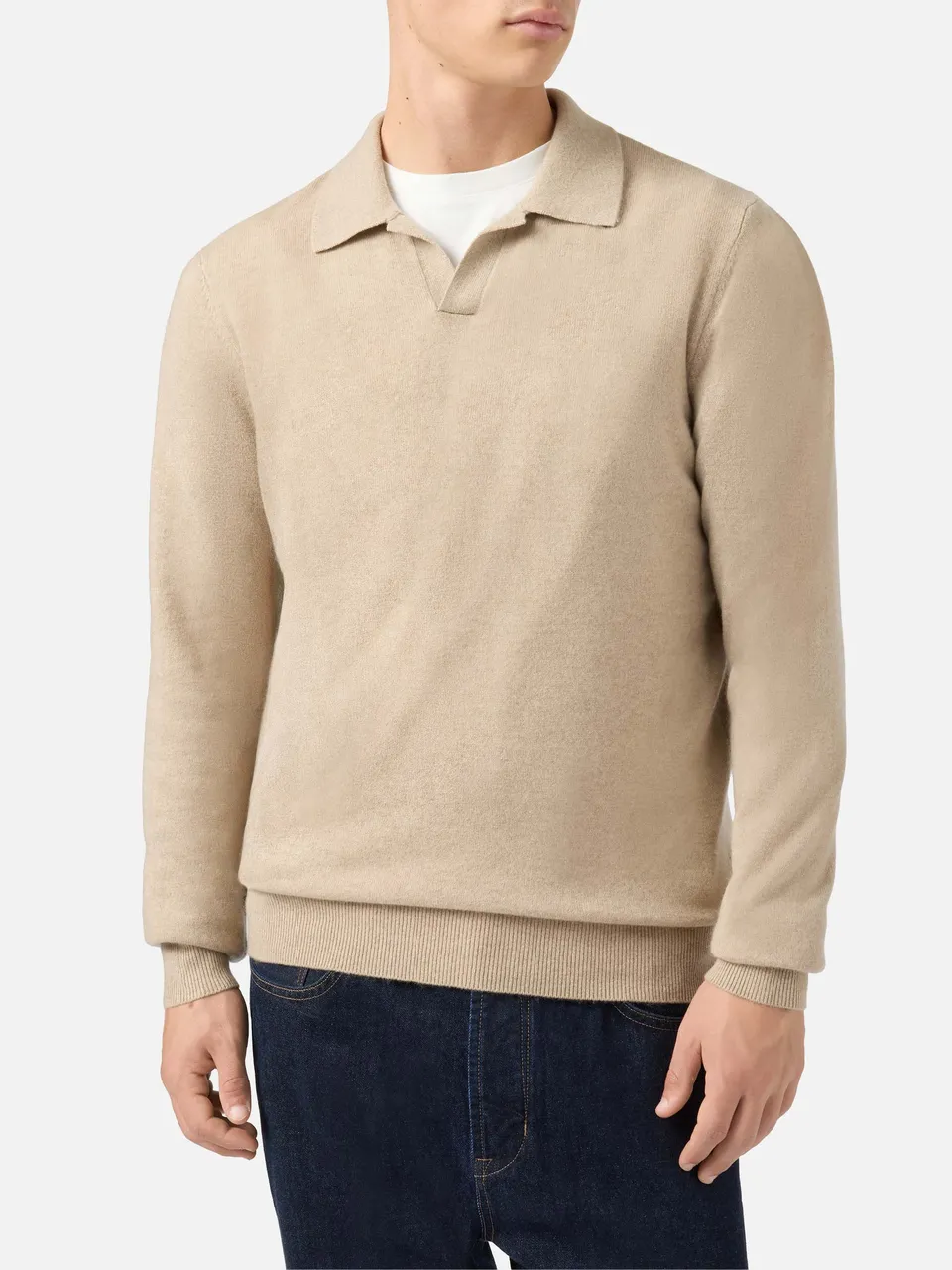 mc2-saint-barth-polo-covent-uomo-in-cashmere-beige image 1