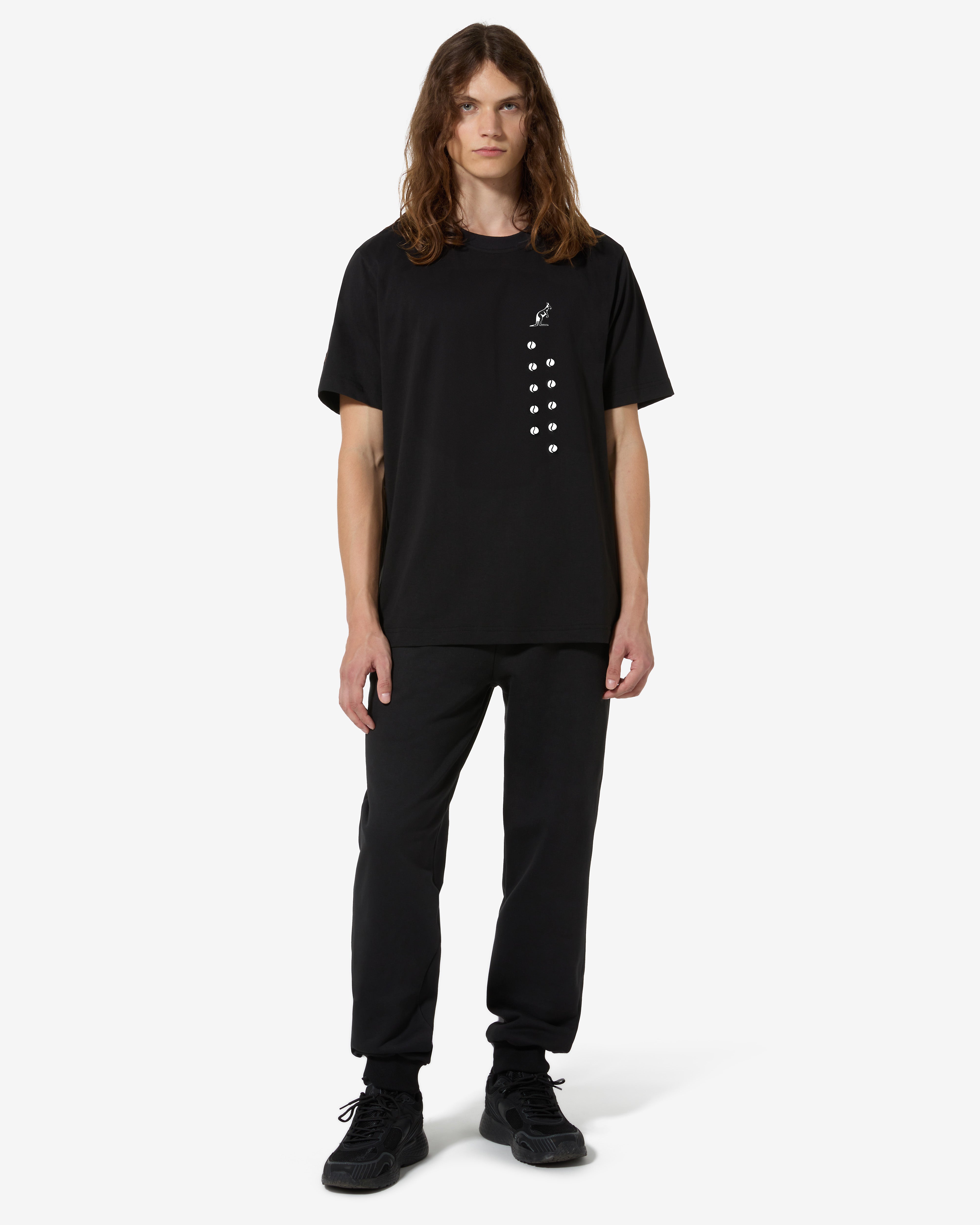 australian-pinkangoo-t-shirt-nera-t-shirt-cotone-regular-fit image 2