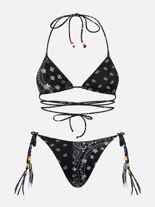 mc2-saint-barth-bikini-veronique-marielle-donna-triangolo-bandana-nero image 1