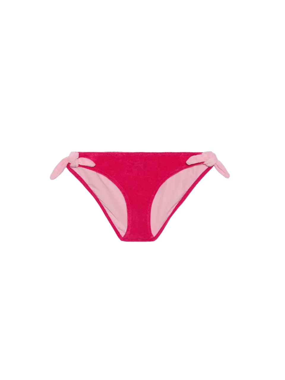 mc2-saint-barth-slip-bagno-bambina-fucsia-con-ricamo-princess image 1