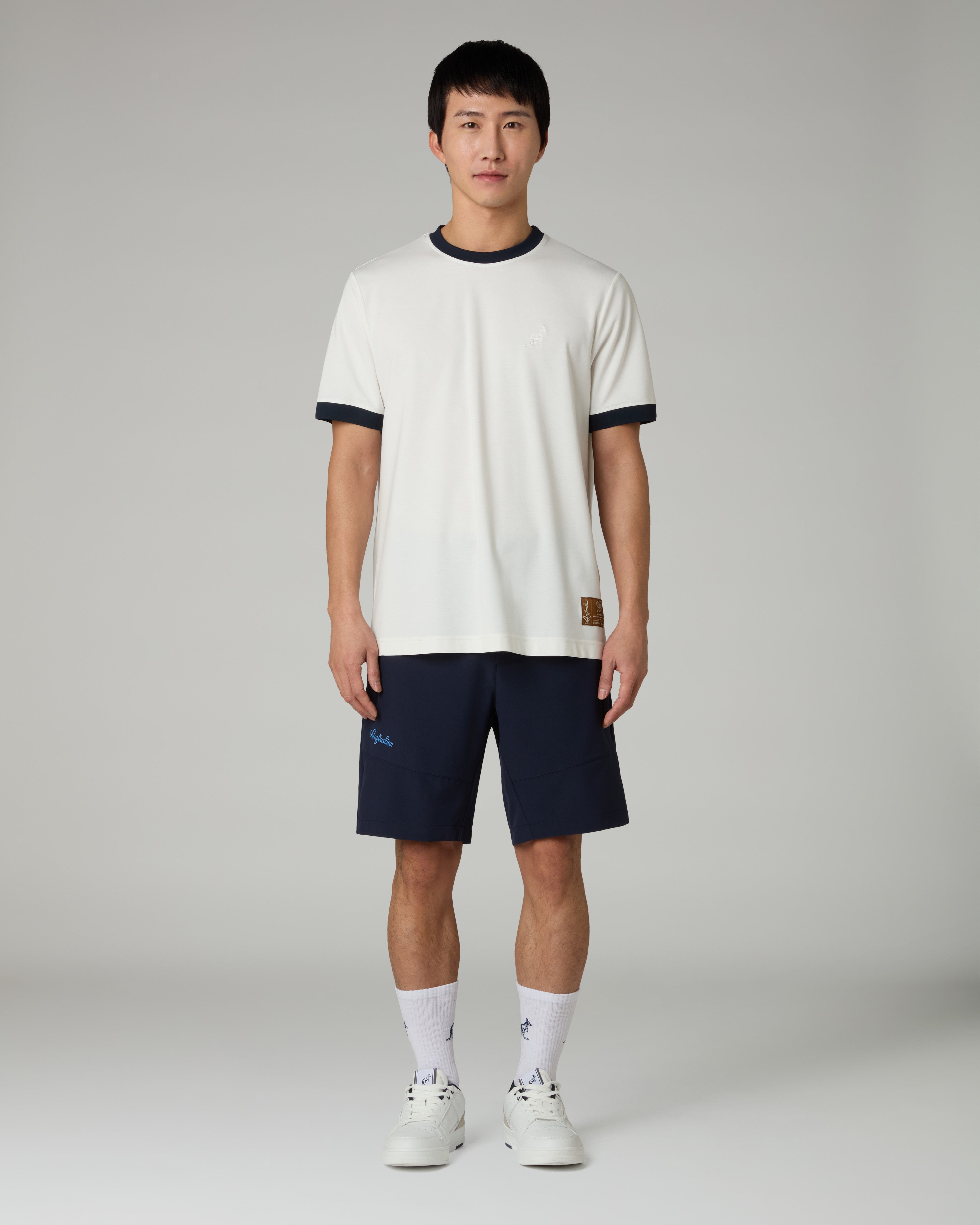 australian-flowline-t-shirt-latte image 2