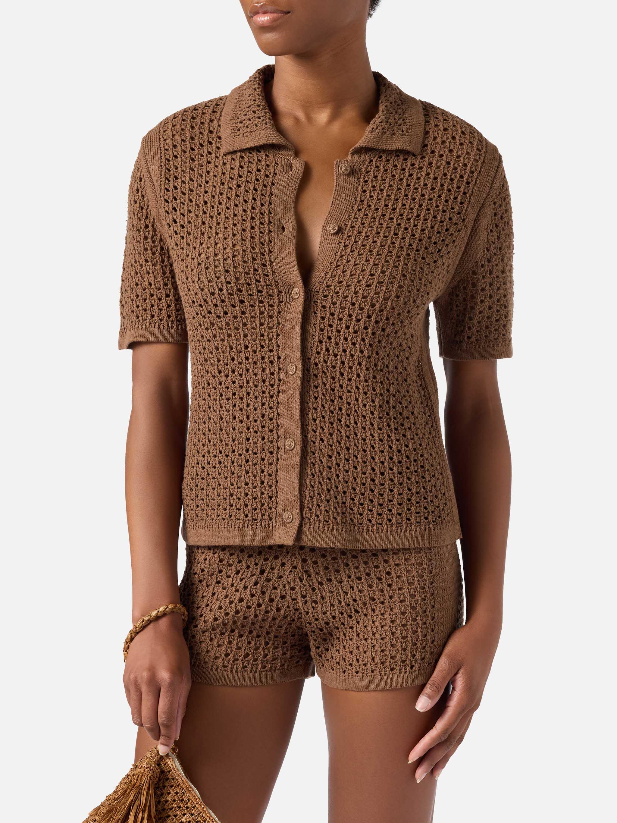 mc2-saint-barth-cardigan-elowen-in-crochet-marrone image 1