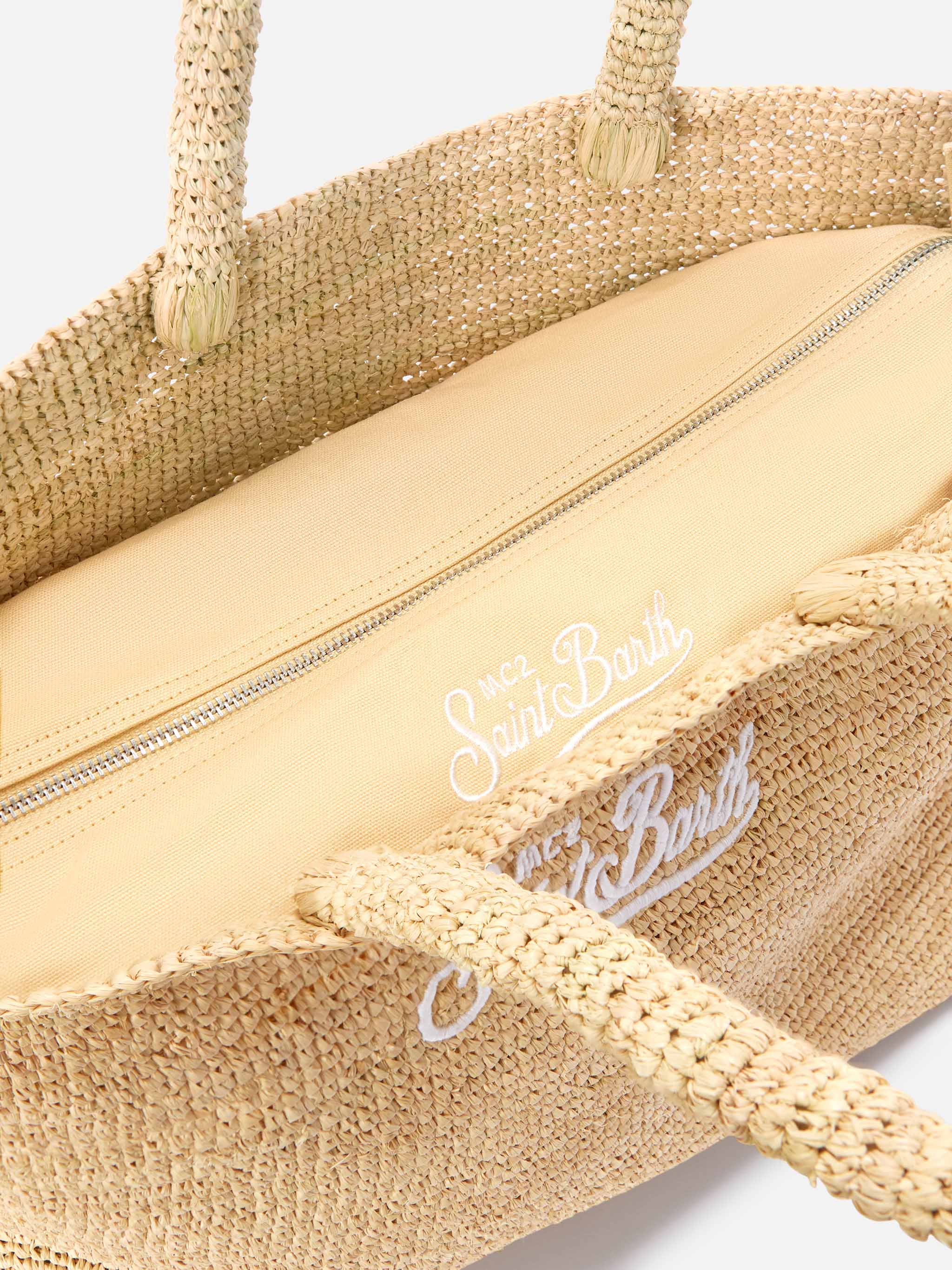 mc2-saint-barth-beach-borsa-raffia-naturale-50x30x15-cm-con-pouch image 5