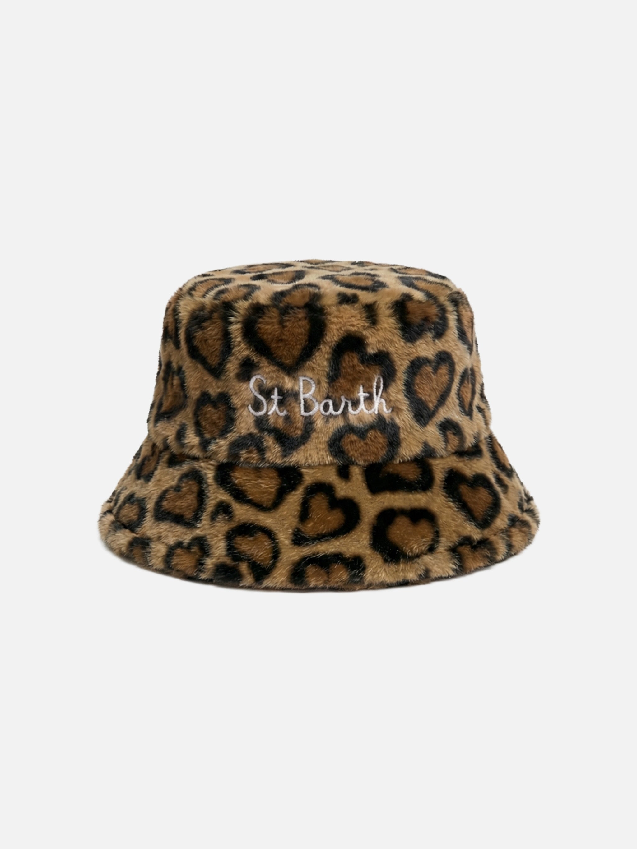 mc2-saint-barth-cappello-bucket-jude-pelliccia-sintetica-animalier-cuore image 1