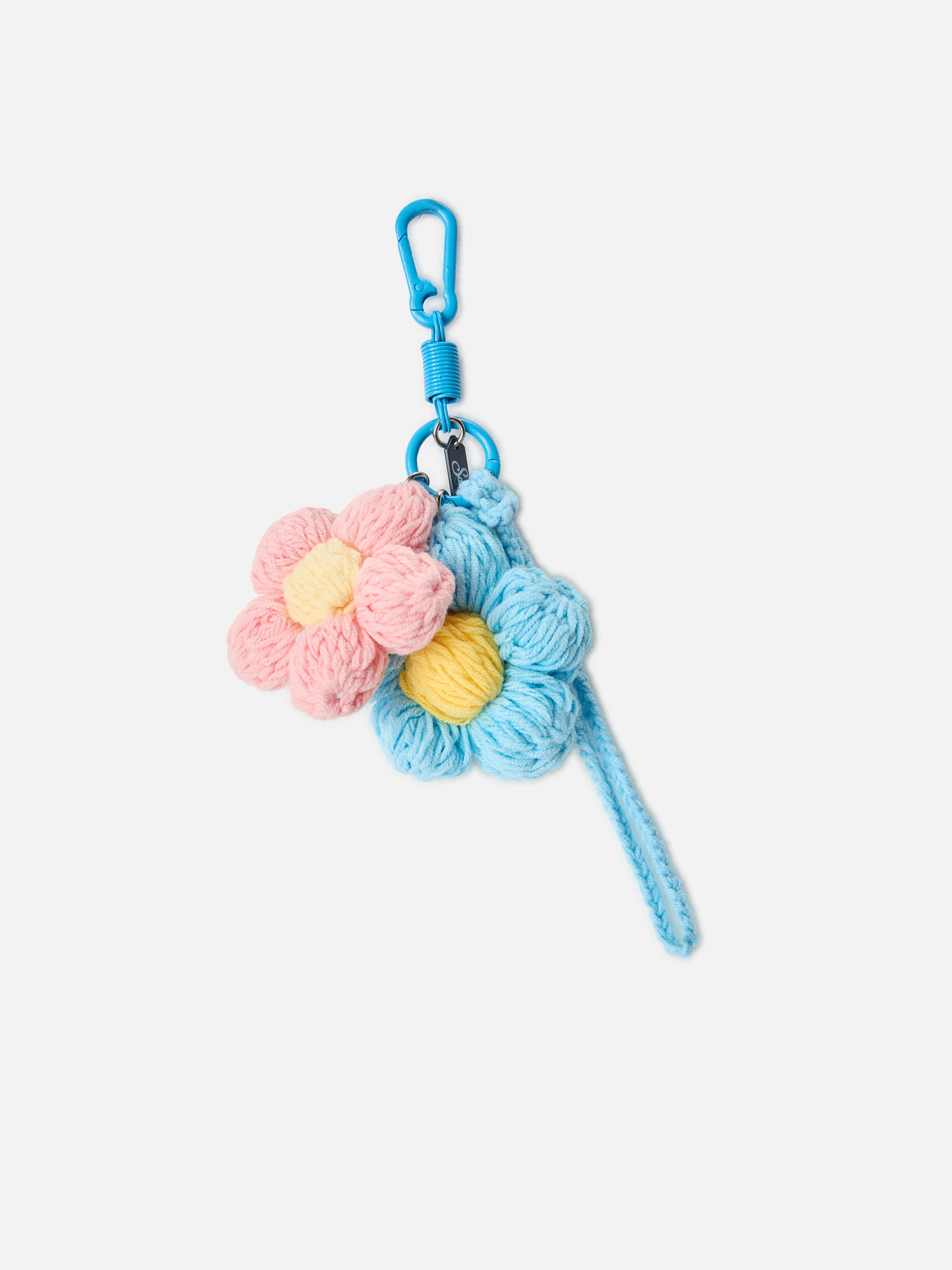 mc2-saint-barth-funny-charm-da-borsa-fiori-crochet-multicolor-con-moschettone image 1