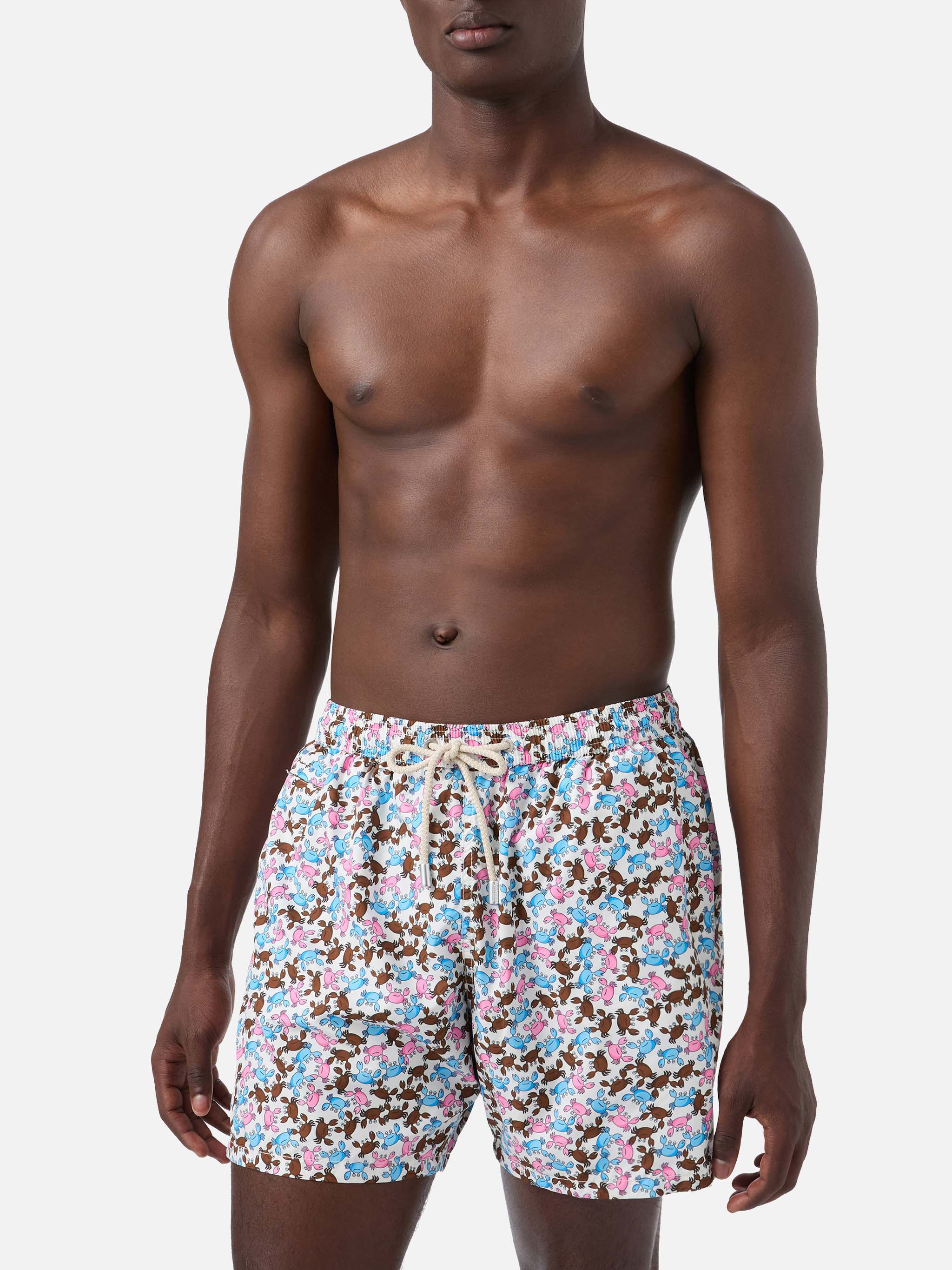 mc2-saint-barth-lighting-micro-costume-uomo-granchi-multicolore-bianco image 3