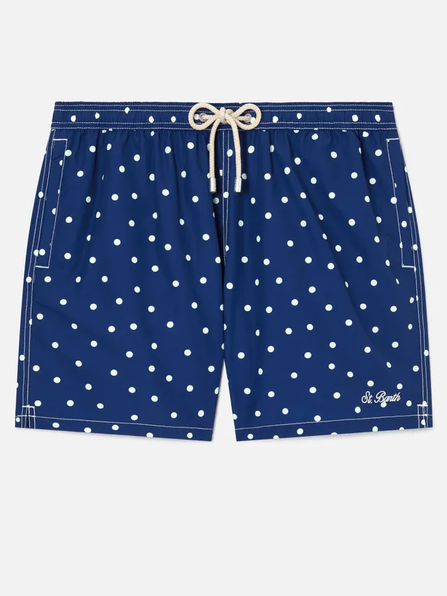 mc2-saint-barth-syros-costume-mare-uomo-blu-pois-bianchi image 1