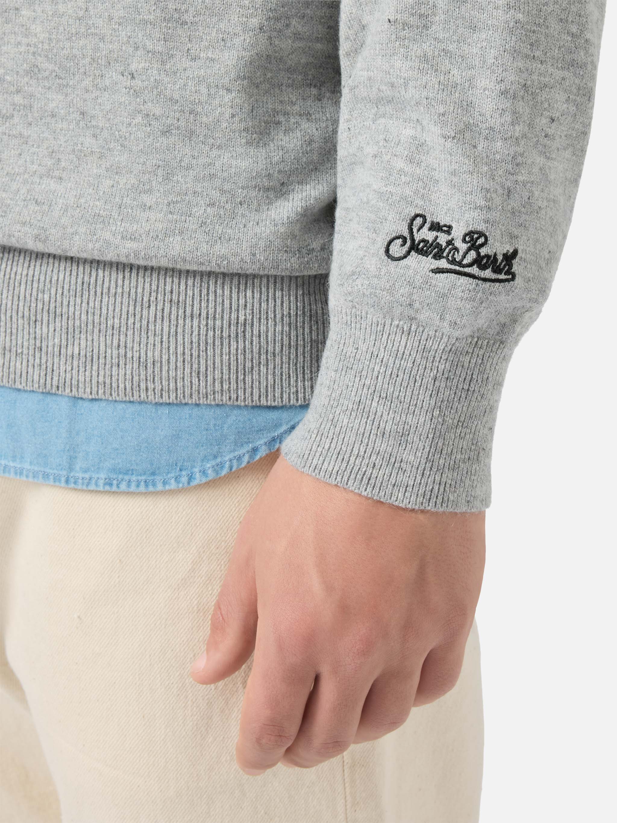 mc2-saint-barth-maglione-heron-light-uomo-grigio-misto-cashmere image 3