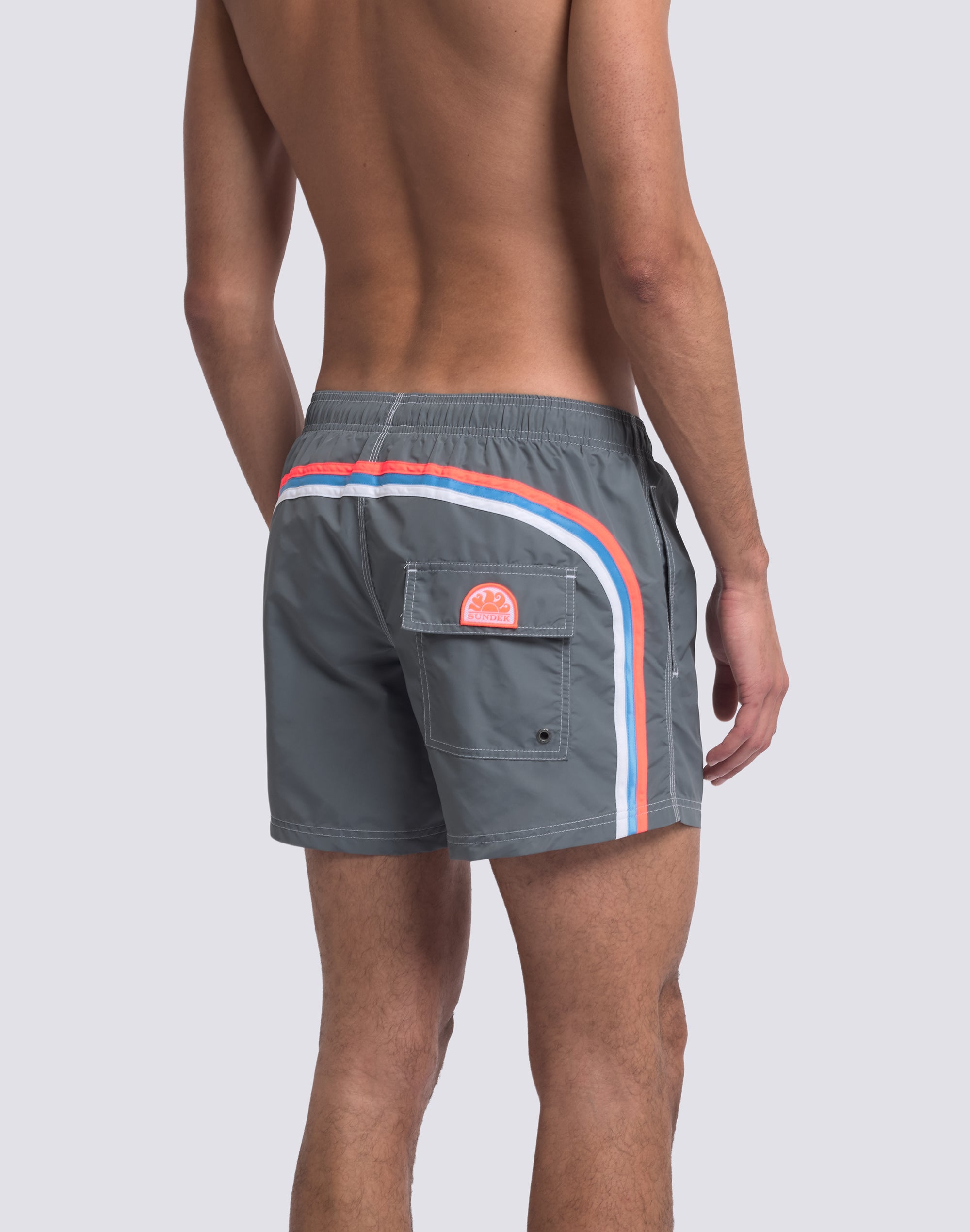 sundek-iconic-m504bdta100-costume-mare-uomo-corto-in-nylon-taffeta image 5