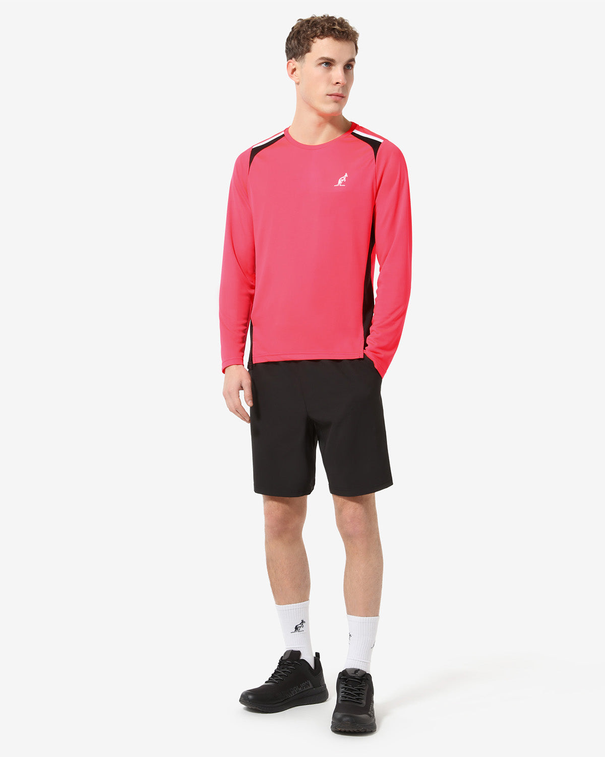 australian-energy-sleeves-t-shirt-tennis-manica-lunga-psycho-red image 2