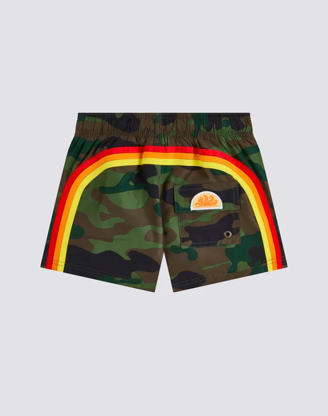 sundek-costume-da-bagno-bambino-corto-camou-arcobaleno-in-repreve image 1