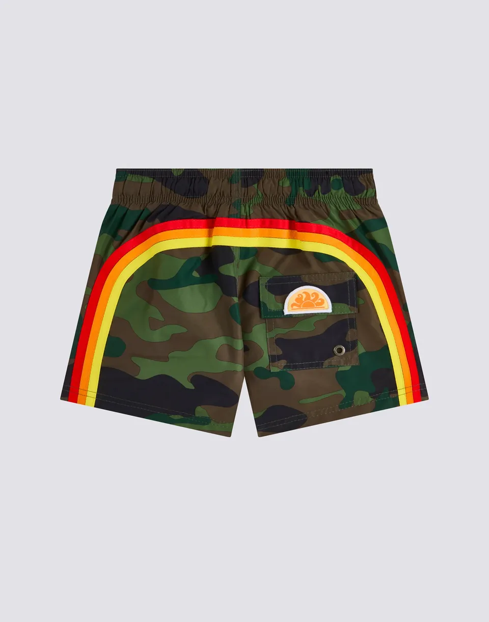 sundek-costume-da-bagno-bambino-corto-camou-arcobaleno-in-repreve image 1