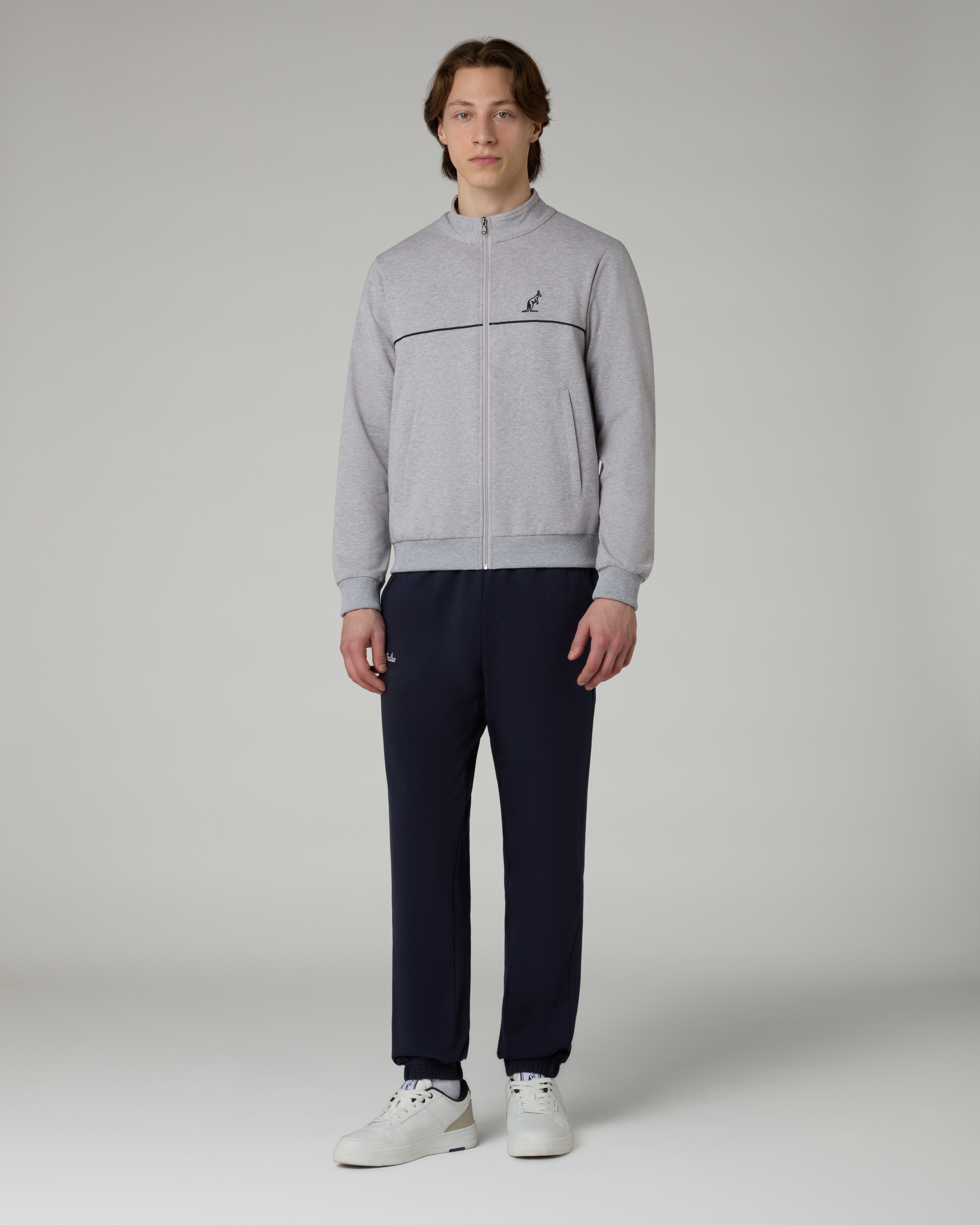 australian-essential-line-tuta-in-felpa-grigio-melange image 1