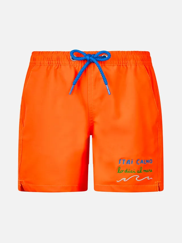 mc2-saint-barth-costume-da-bagno-da-bambino-comfort-con-ricamo-stai-calmo-lo-dic image 1